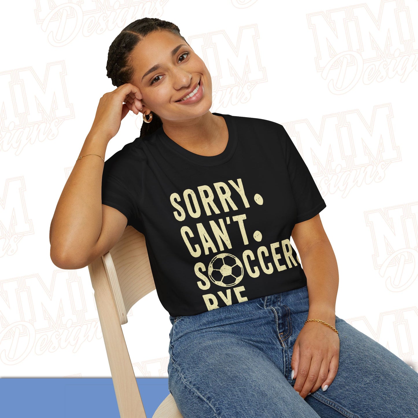 Soccer Lover's Unisex T-Shirt, Cute Sports Top, Gift for Athletes, Game Day Apparel, Casual Wear, Funny Quote Tee, Birthday Gift