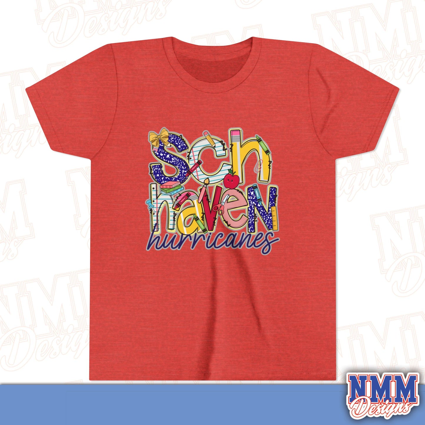 Schuylkill Haven Hurricanes Youth Shirt, Kids Sportswear,,School Spirit Apparel, Back to School