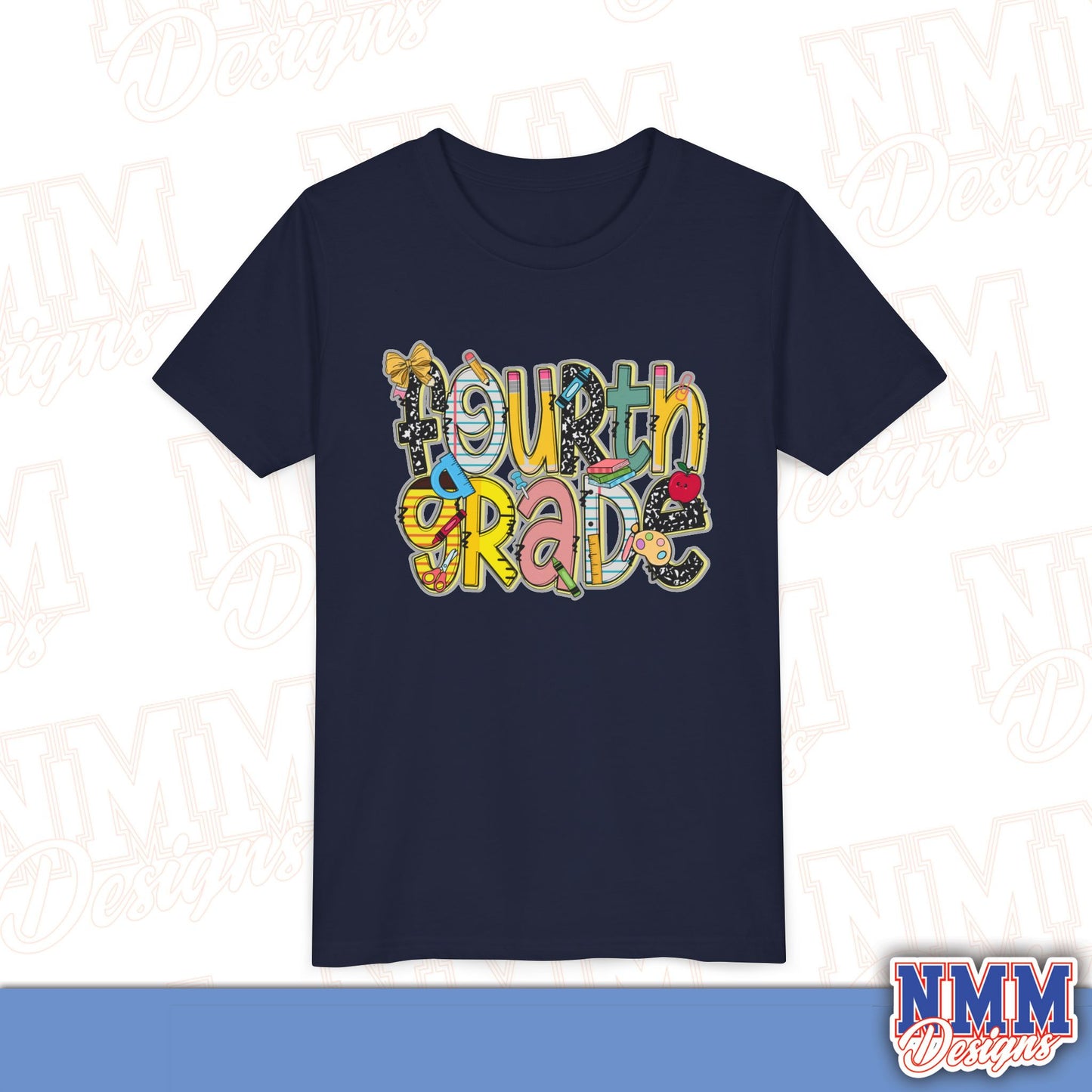 Fourth Grade Back to School Youth Shirt, Kids Sportswear, School Spirit Apparel, Back to School
