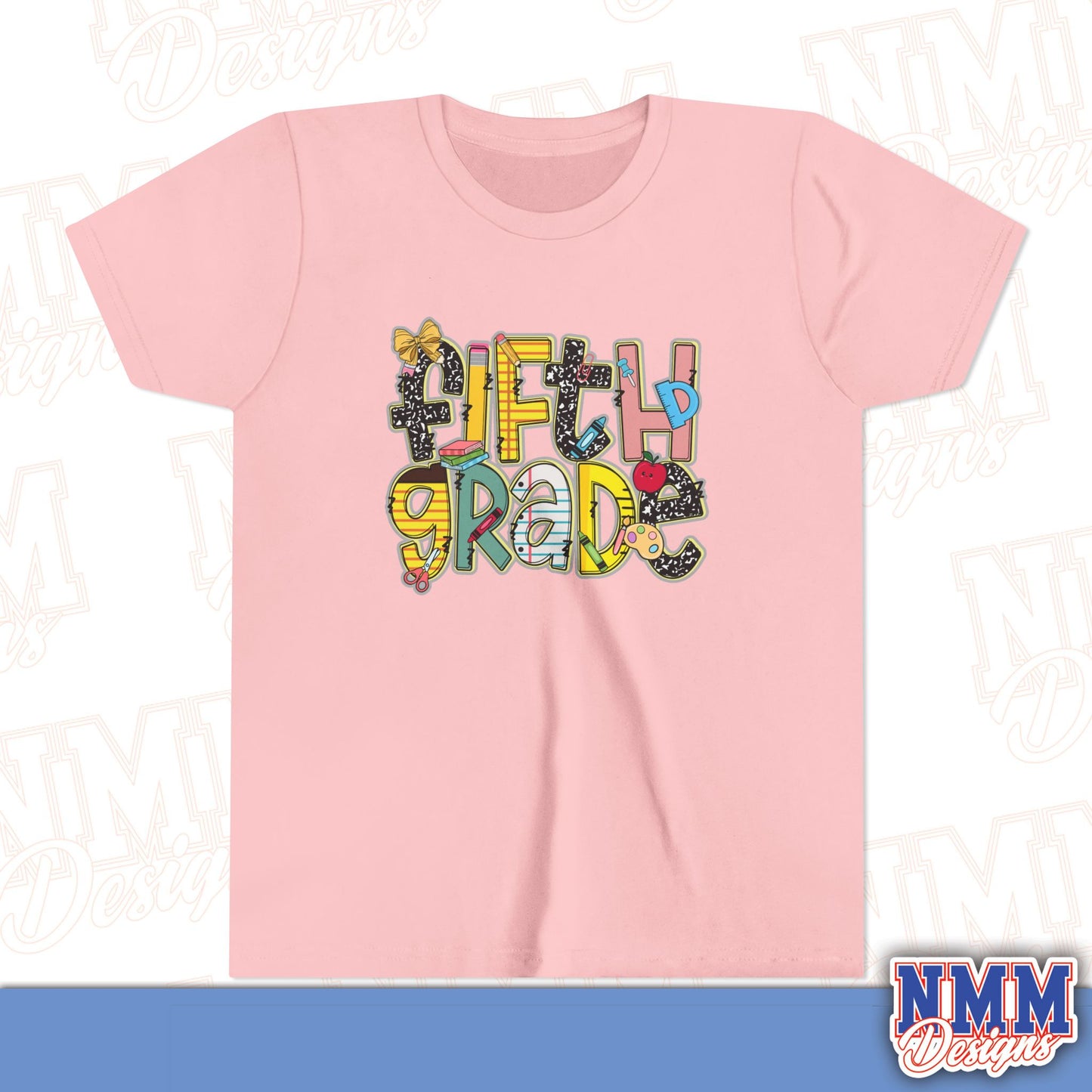 Copy of Fifth Grade Back to School Youth Shirt, Kids Sportswear, School Spirit Apparel, Back to School