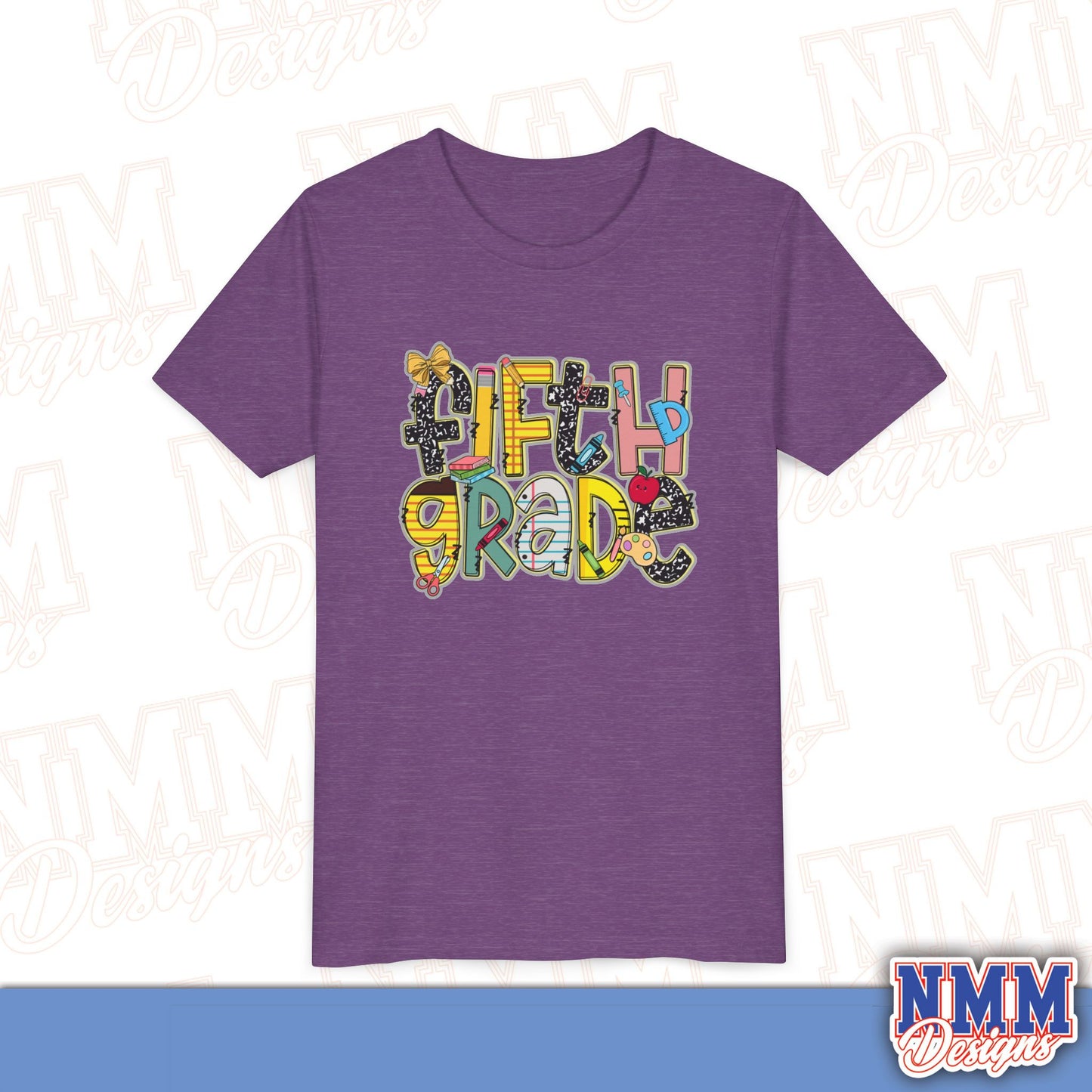 Copy of Fifth Grade Back to School Youth Shirt, Kids Sportswear, School Spirit Apparel, Back to School
