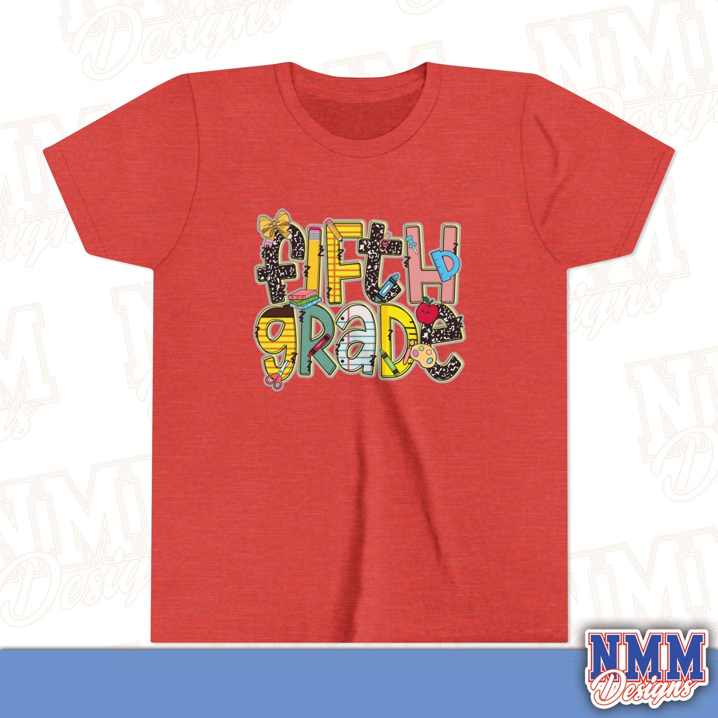 Copy of Fifth Grade Back to School Youth Shirt, Kids Sportswear, School Spirit Apparel, Back to School