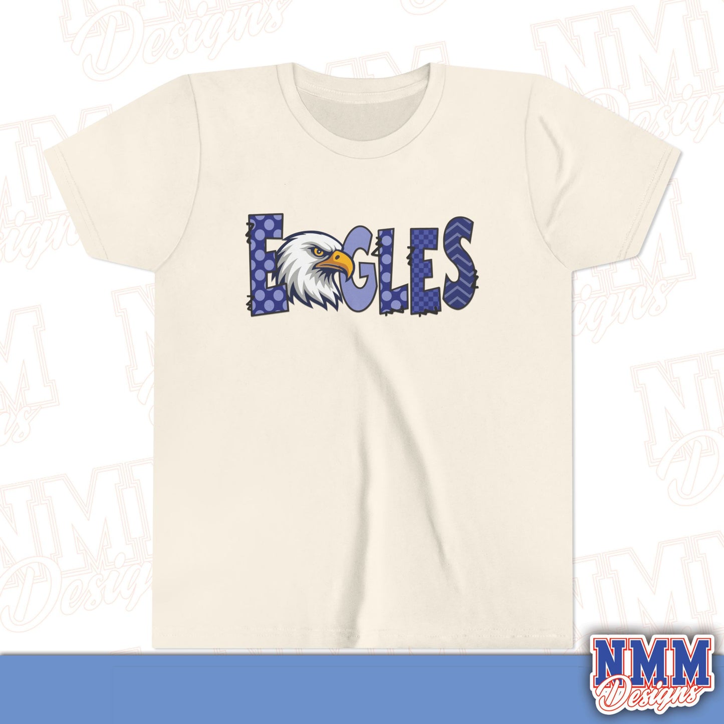 Eagles Youth Shirt, Kids Sportswear, School Spirit Apparel, Back to School