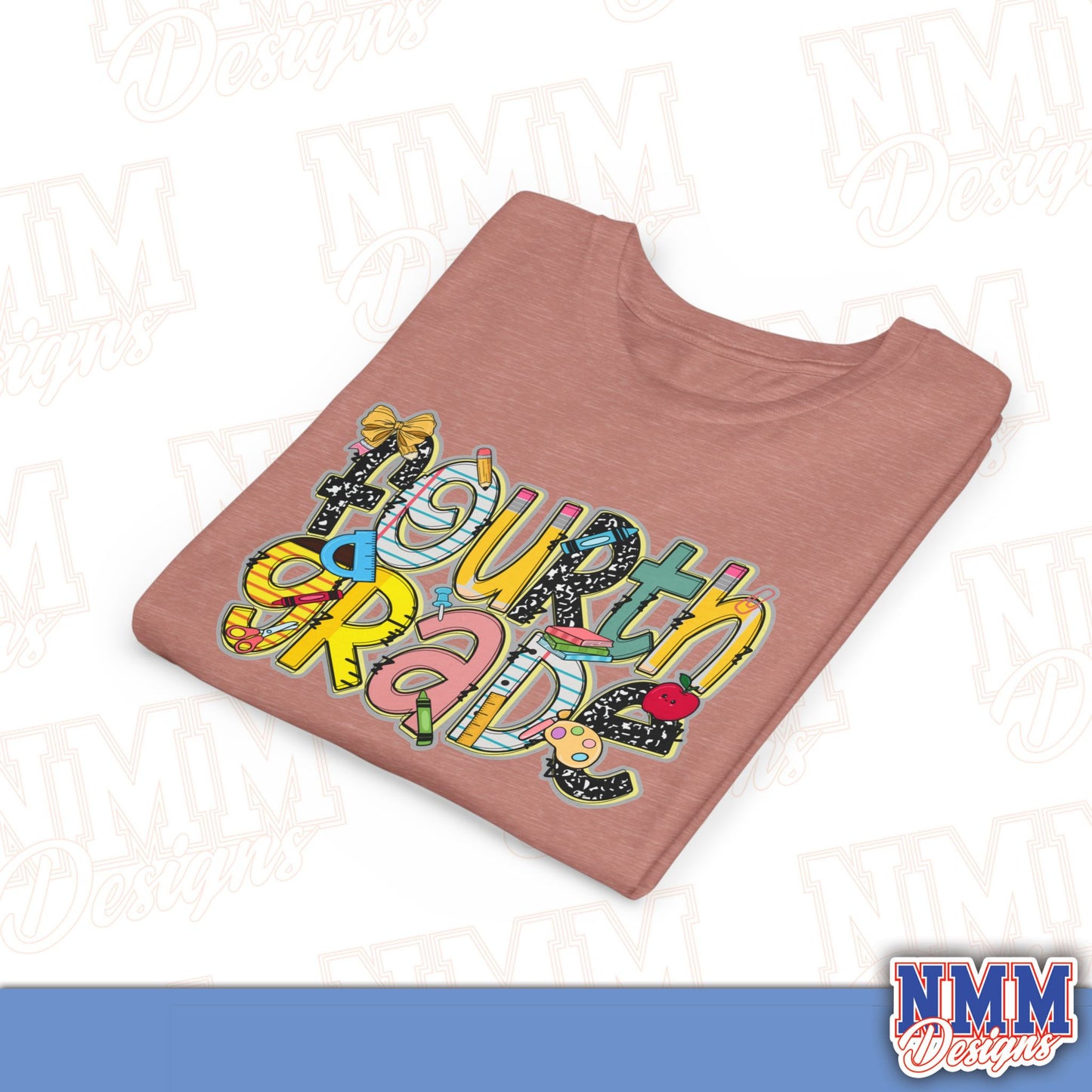 Fourth Grade Back to School Youth Shirt, Kids Sportswear, School Spirit Apparel, Back to School