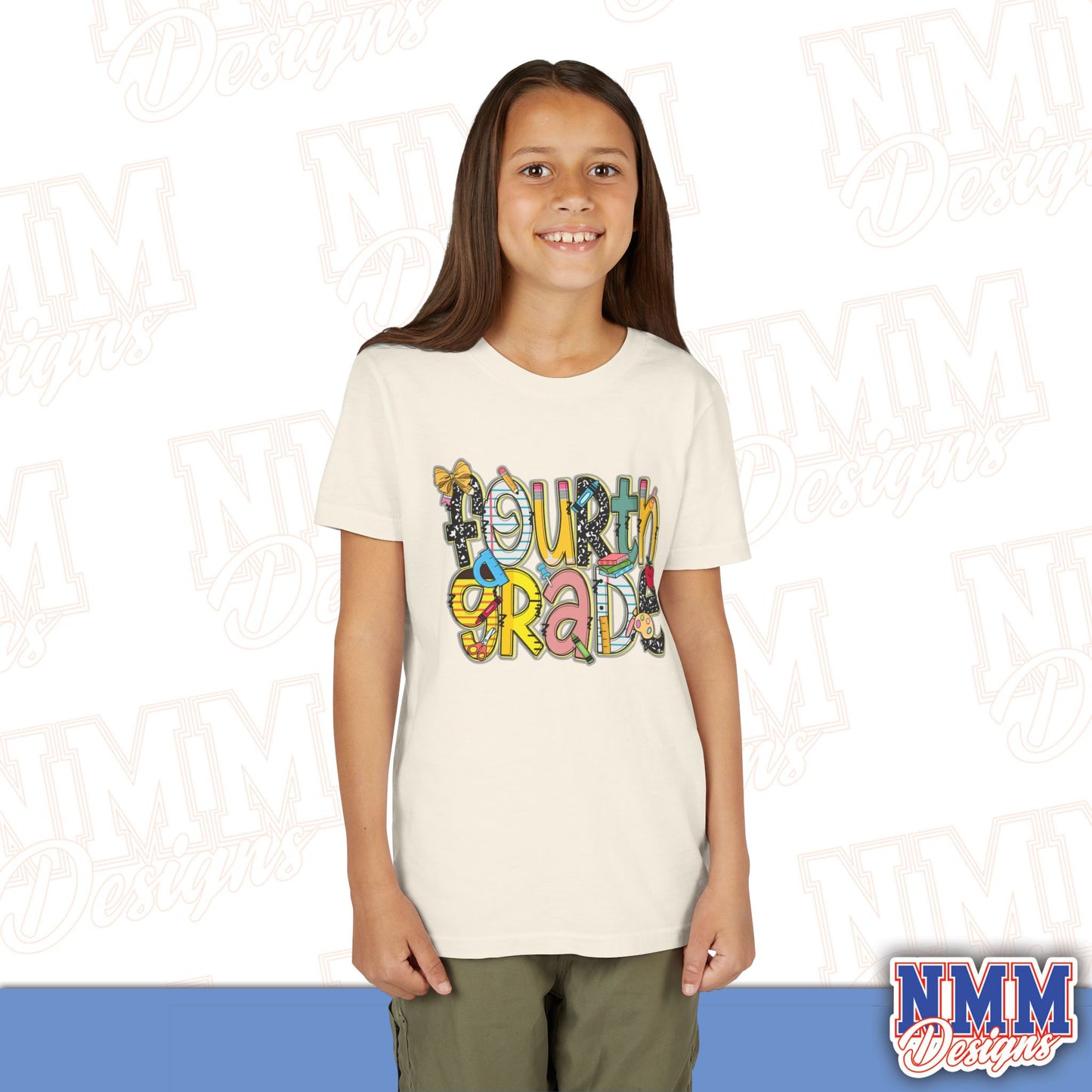 Fourth Grade Back to School Youth Shirt, Kids Sportswear, School Spirit Apparel, Back to School