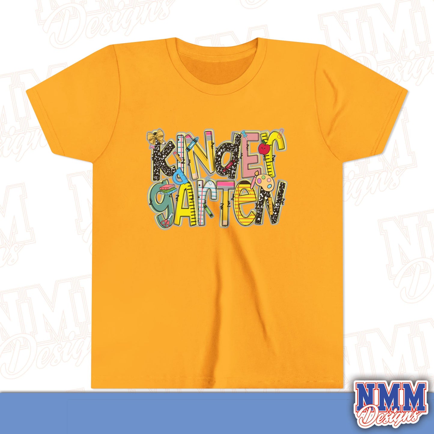 Kindergarten Back to School Youth Shirt, Kids Sportswear, School Spirit Apparel, Back to School