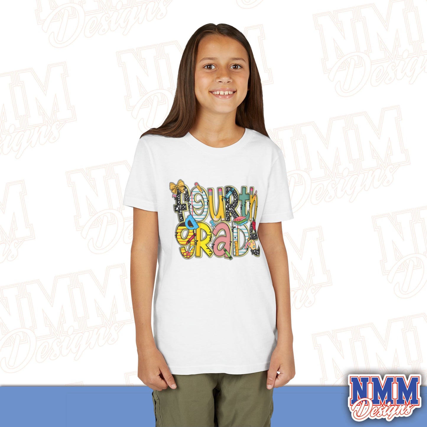 Fourth Grade Back to School Youth Shirt, Kids Sportswear, School Spirit Apparel, Back to School