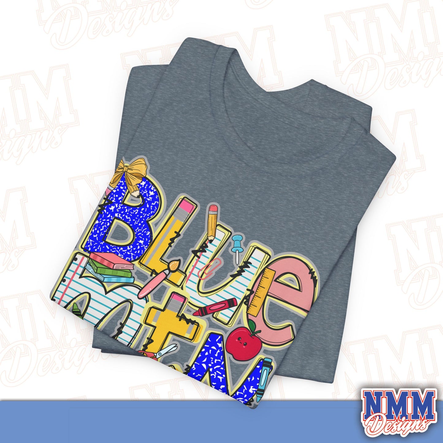 Blue Mountain Eagles Tee Shirt, Unisex Graphic T-Shirt, Casual Wear, Perfect for School Spirit, Gifts for Sports Fans, Summer Outfit