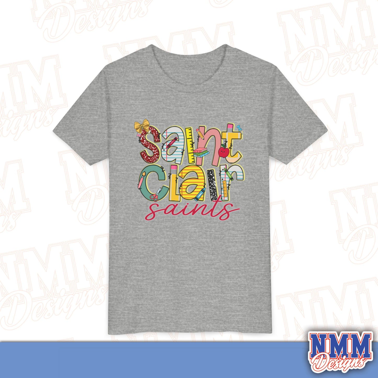 Saint Clair School Youth Shirt, Kids Sportswear, School Spirit Apparel, Back to School