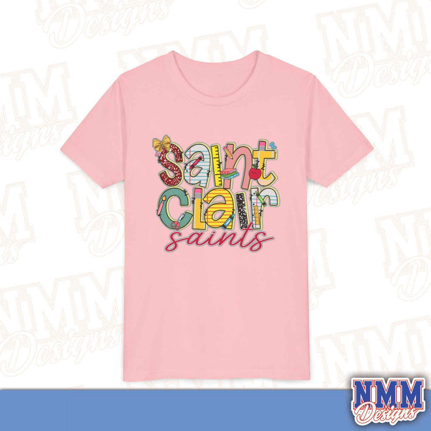 Saint Clair School Youth Shirt, Kids Sportswear, School Spirit Apparel, Back to School