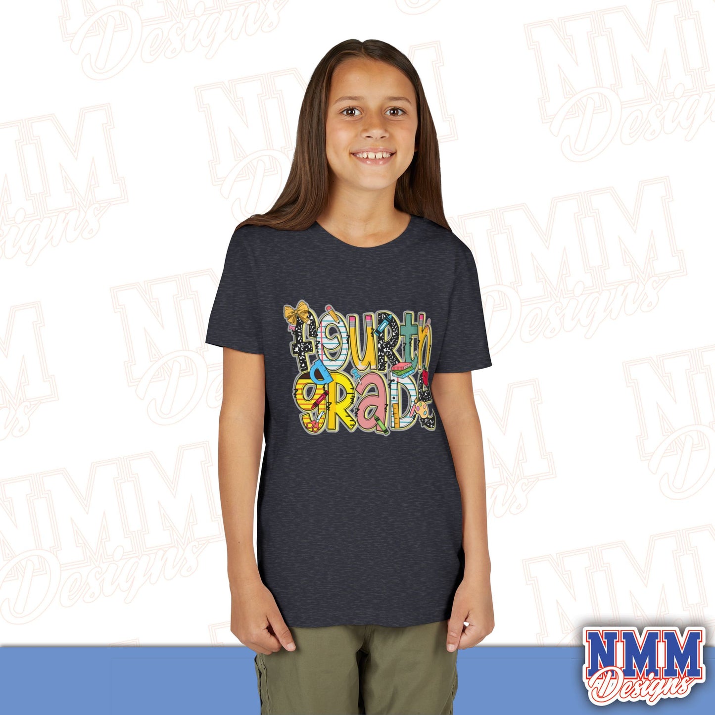 Fourth Grade Back to School Youth Shirt, Kids Sportswear, School Spirit Apparel, Back to School