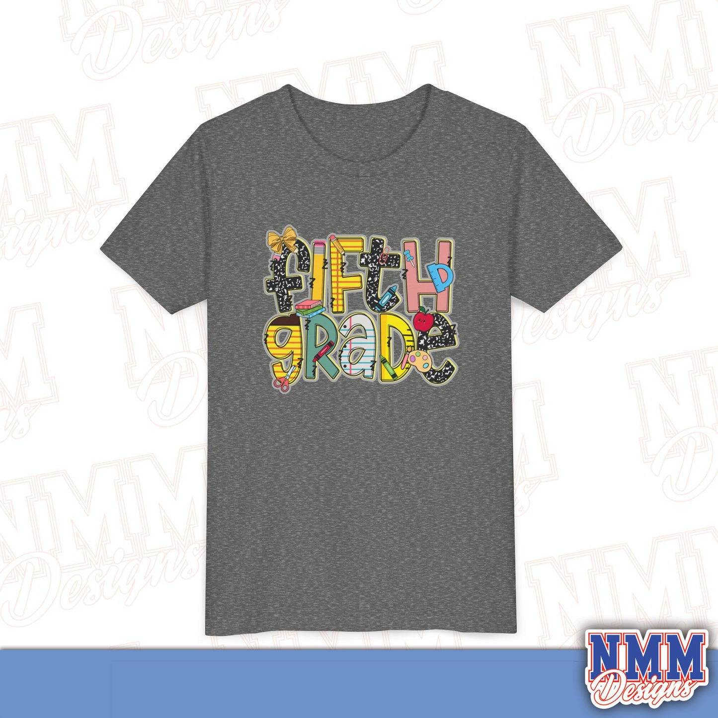 Copy of Fifth Grade Back to School Youth Shirt, Kids Sportswear, School Spirit Apparel, Back to School