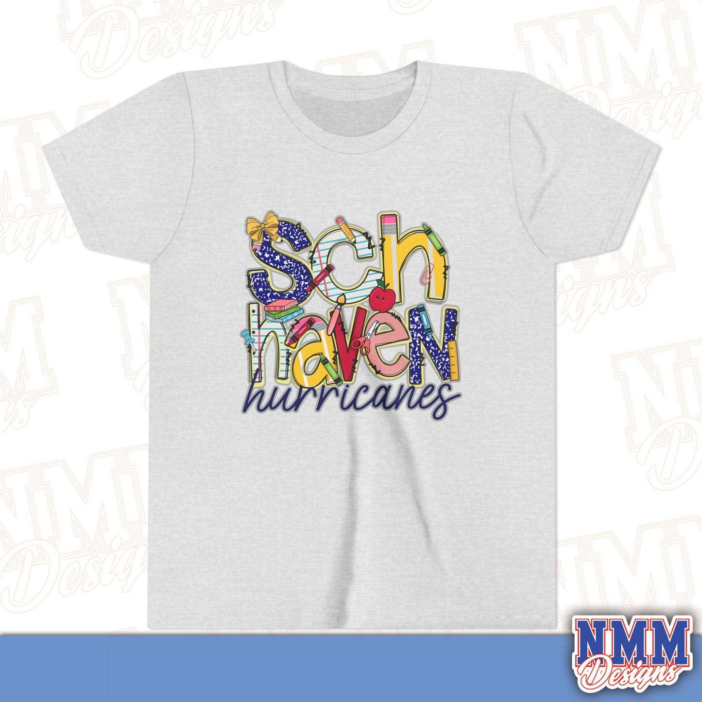 Schuylkill Haven Hurricanes Youth Shirt, Kids Sportswear,,School Spirit Apparel, Back to School