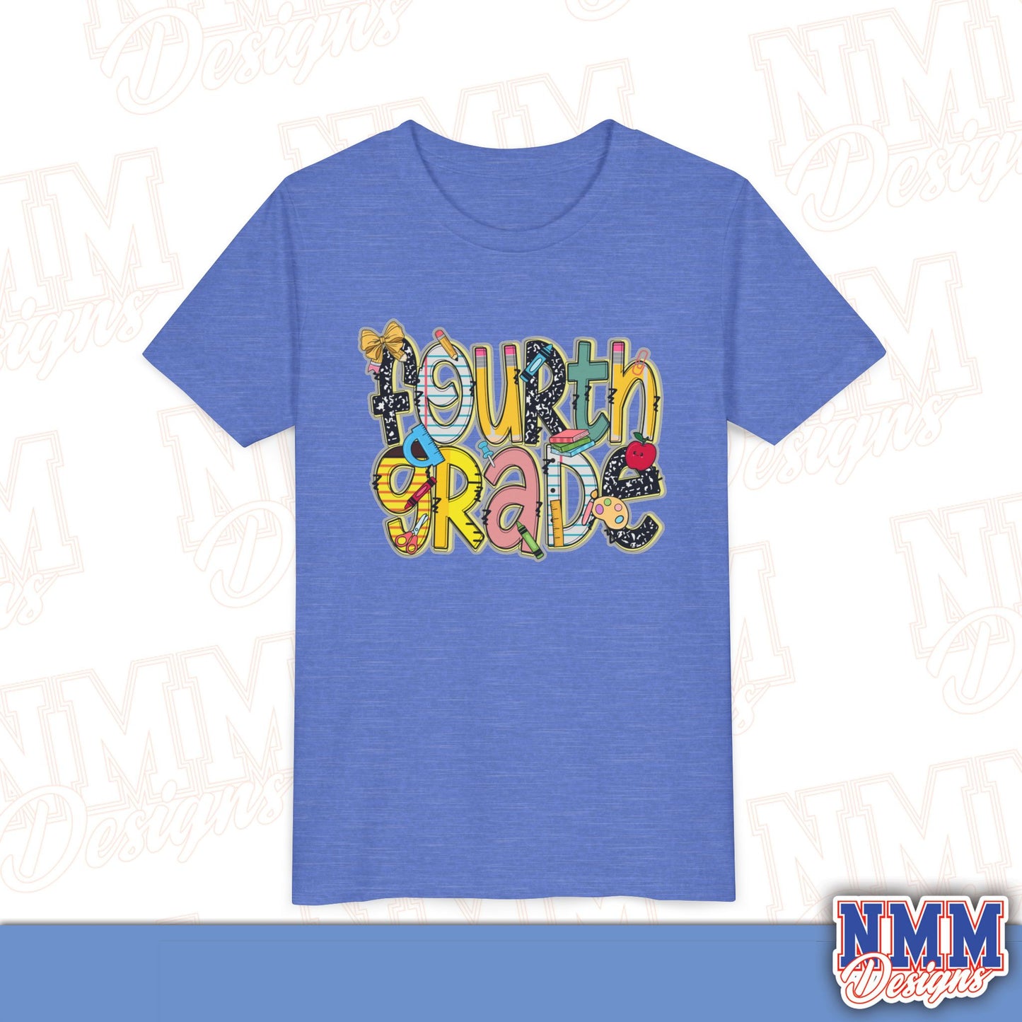 Fourth Grade Back to School Youth Shirt, Kids Sportswear, School Spirit Apparel, Back to School