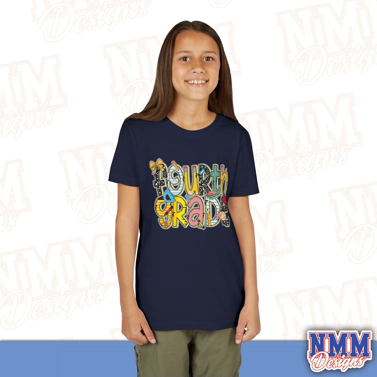 Fourth Grade Back to School Youth Shirt, Kids Sportswear, School Spirit Apparel, Back to School