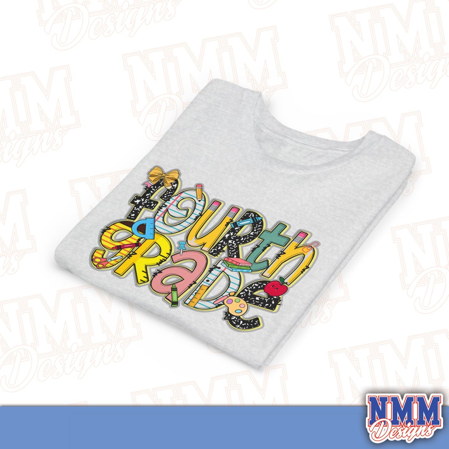 Fourth Grade Back to School Youth Shirt, Kids Sportswear, School Spirit Apparel, Back to School