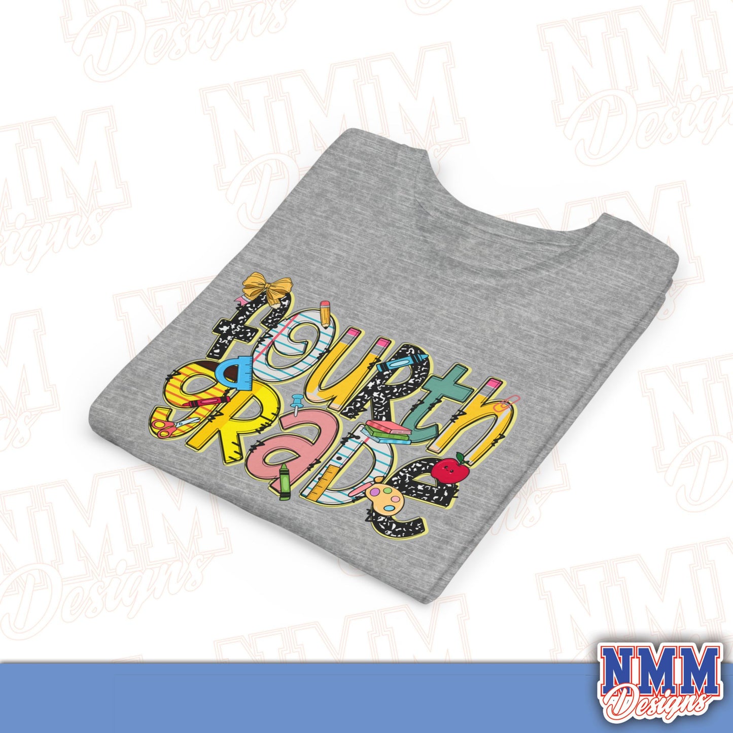 Fourth Grade Back to School Youth Shirt, Kids Sportswear, School Spirit Apparel, Back to School