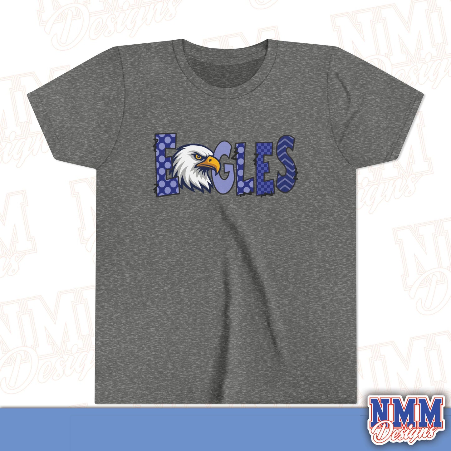 Eagles Youth Shirt, Kids Sportswear, School Spirit Apparel, Back to School