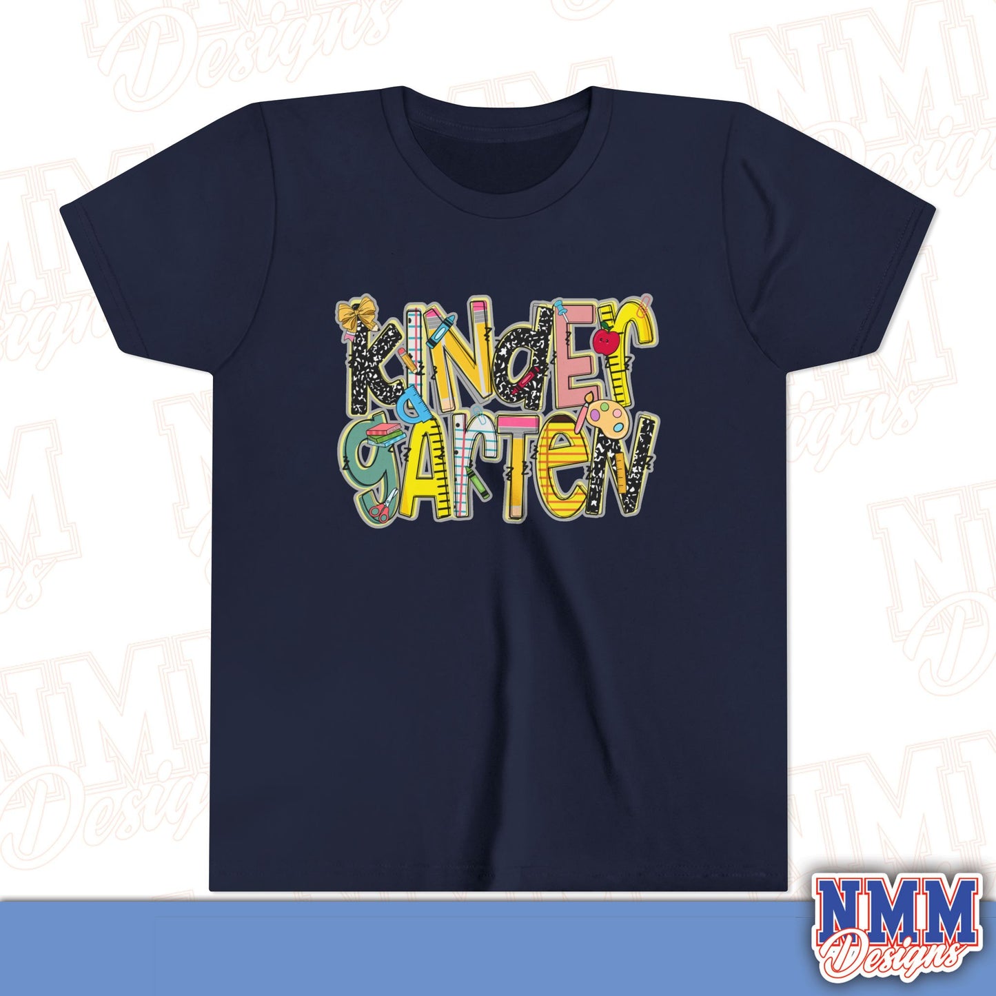 Kindergarten Back to School Youth Shirt, Kids Sportswear, School Spirit Apparel, Back to School