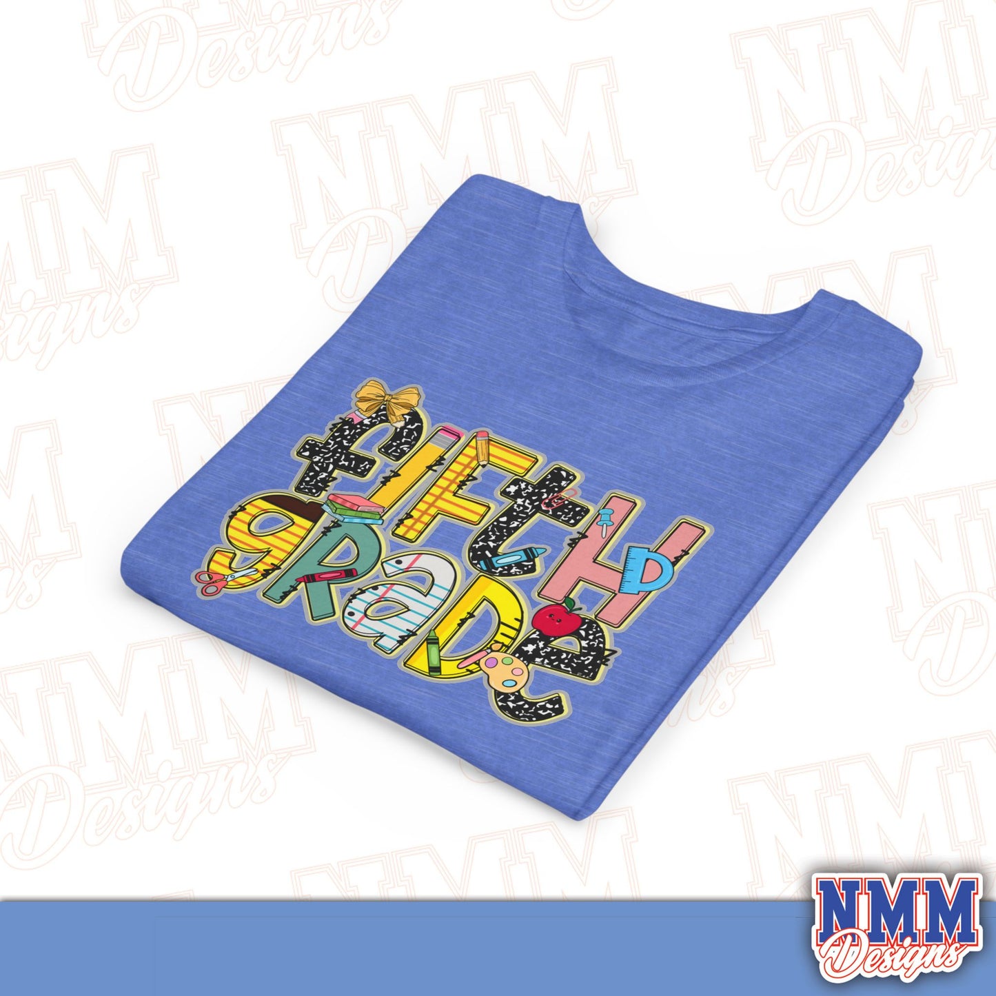 Copy of Fifth Grade Back to School Youth Shirt, Kids Sportswear, School Spirit Apparel, Back to School