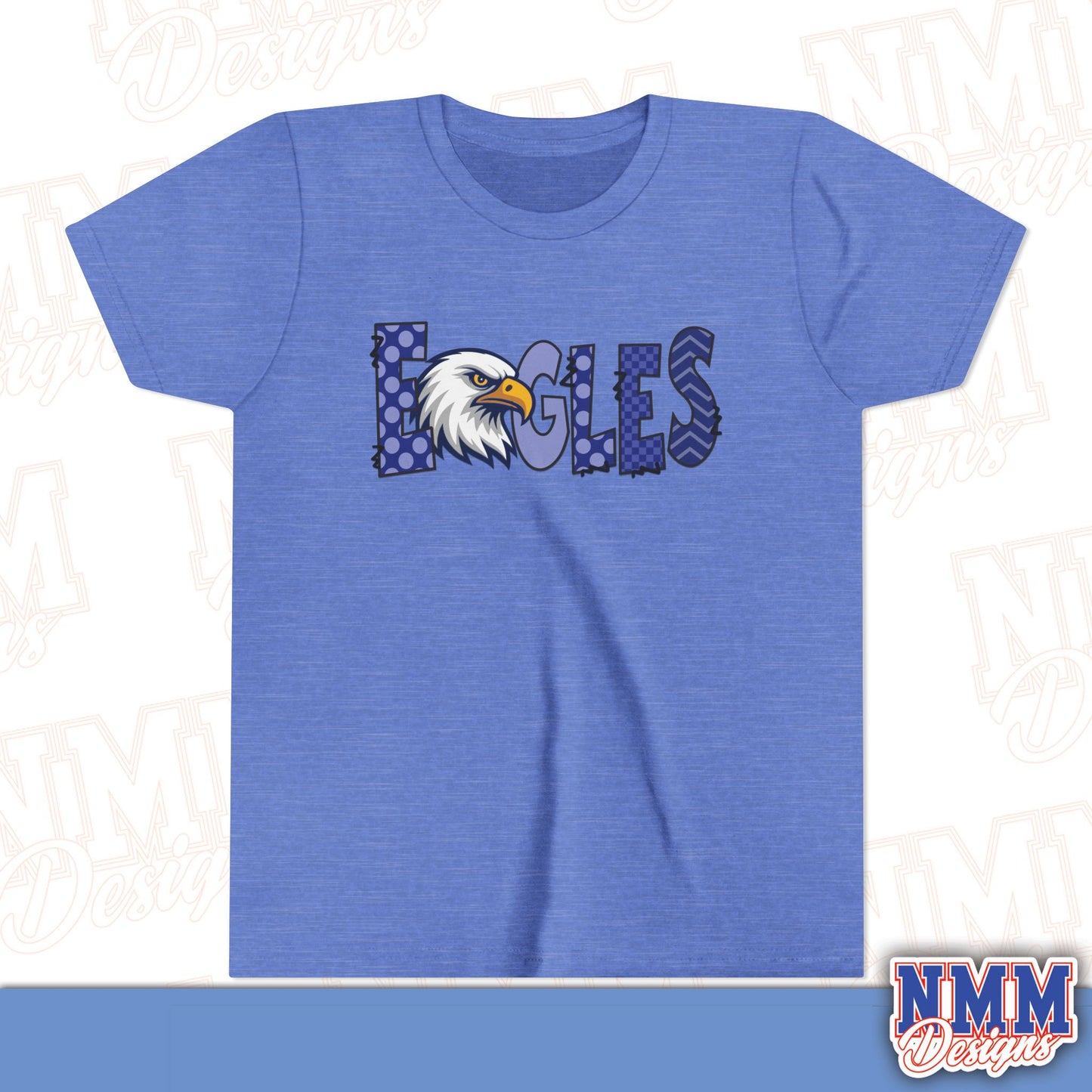 Eagles Youth Shirt, Kids Sportswear, School Spirit Apparel, Back to School