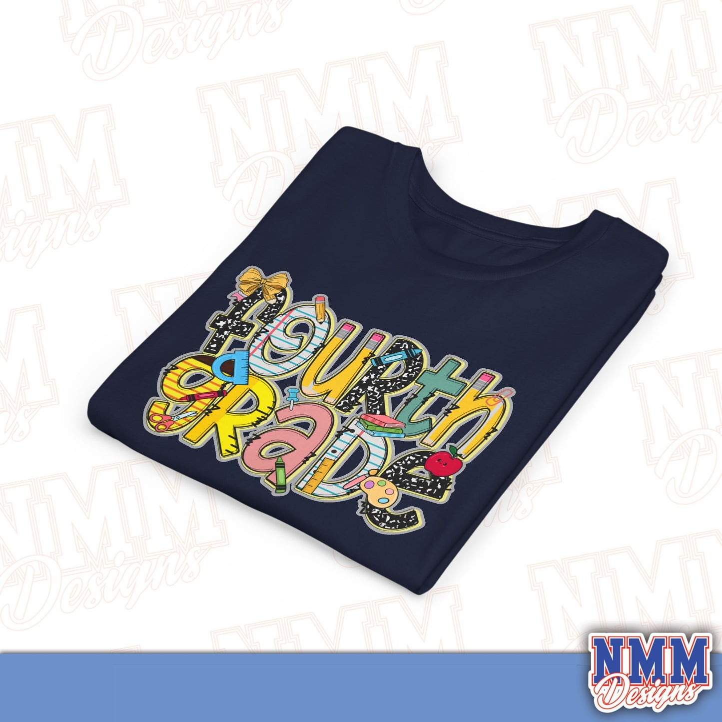 Fourth Grade Back to School Youth Shirt, Kids Sportswear, School Spirit Apparel, Back to School