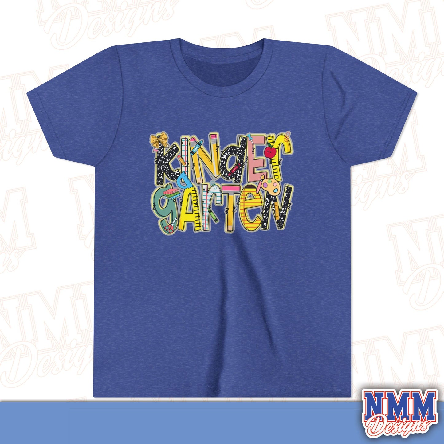 Kindergarten Back to School Youth Shirt, Kids Sportswear, School Spirit Apparel, Back to School