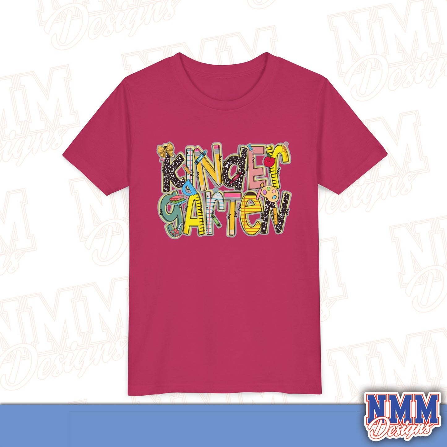 Kindergarten Back to School Youth Shirt, Kids Sportswear, School Spirit Apparel, Back to School