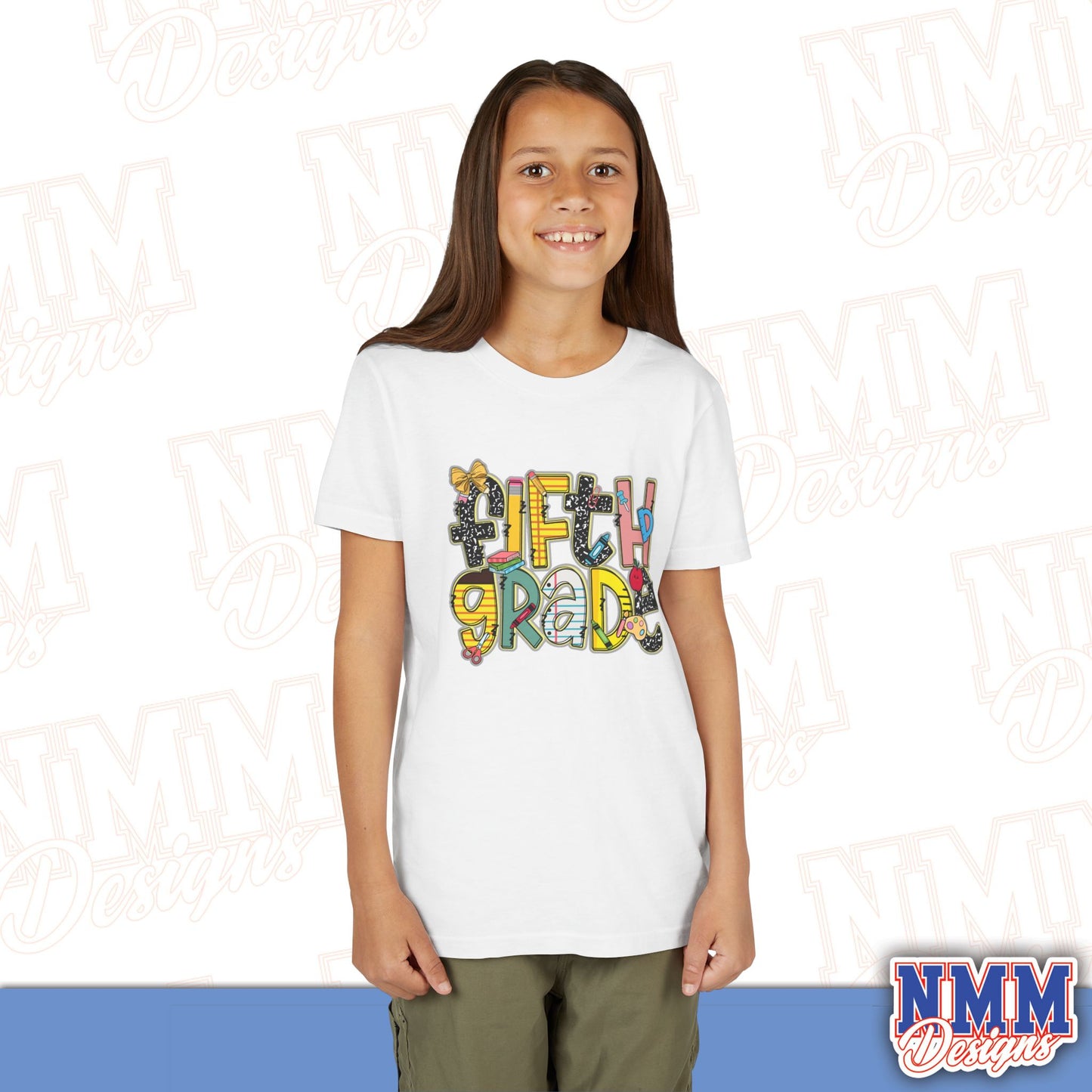 Copy of Fifth Grade Back to School Youth Shirt, Kids Sportswear, School Spirit Apparel, Back to School