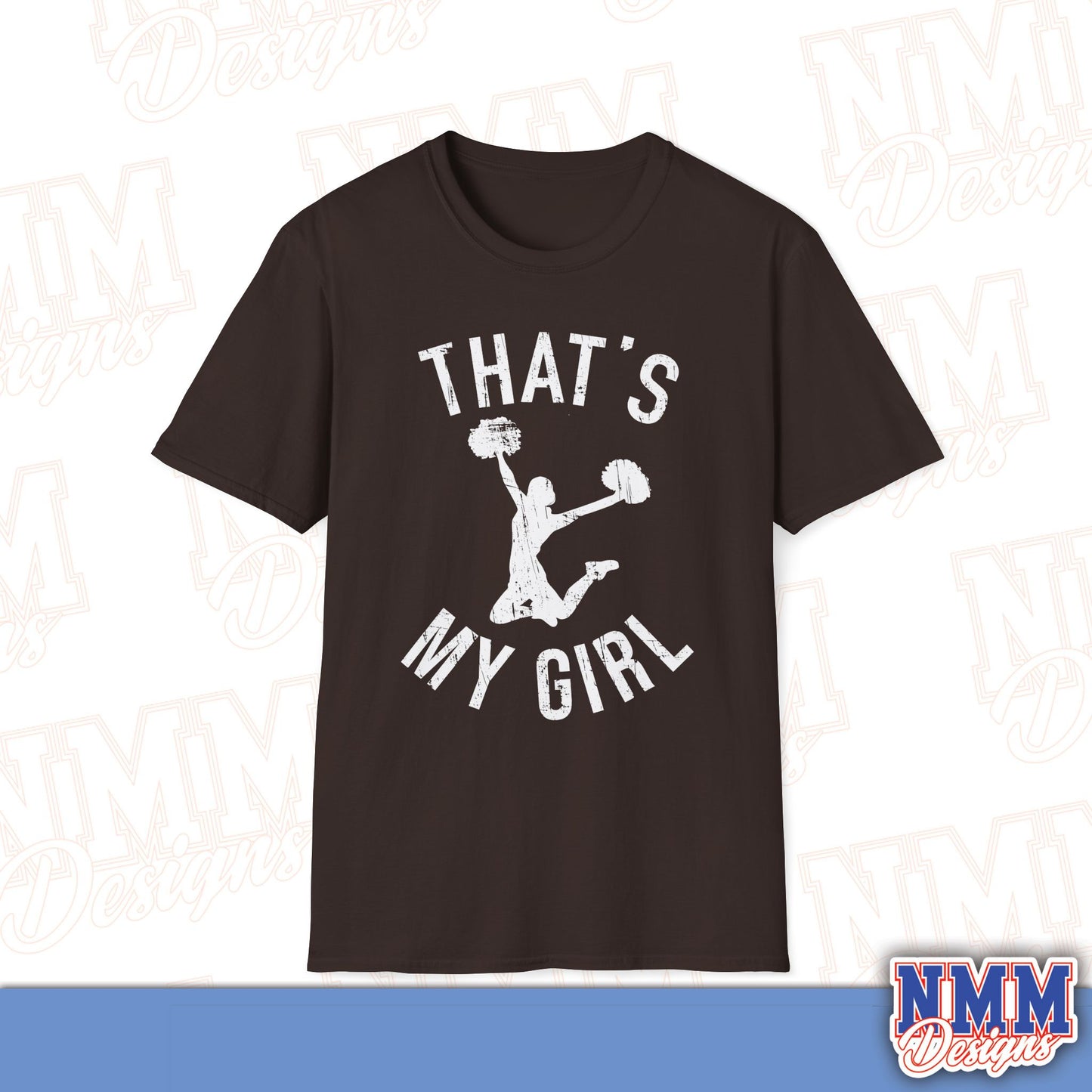 That's My Girl Cheer T-Shirt, Sports Tee, Active Lifestyle Wear, Cheerleading Apparel