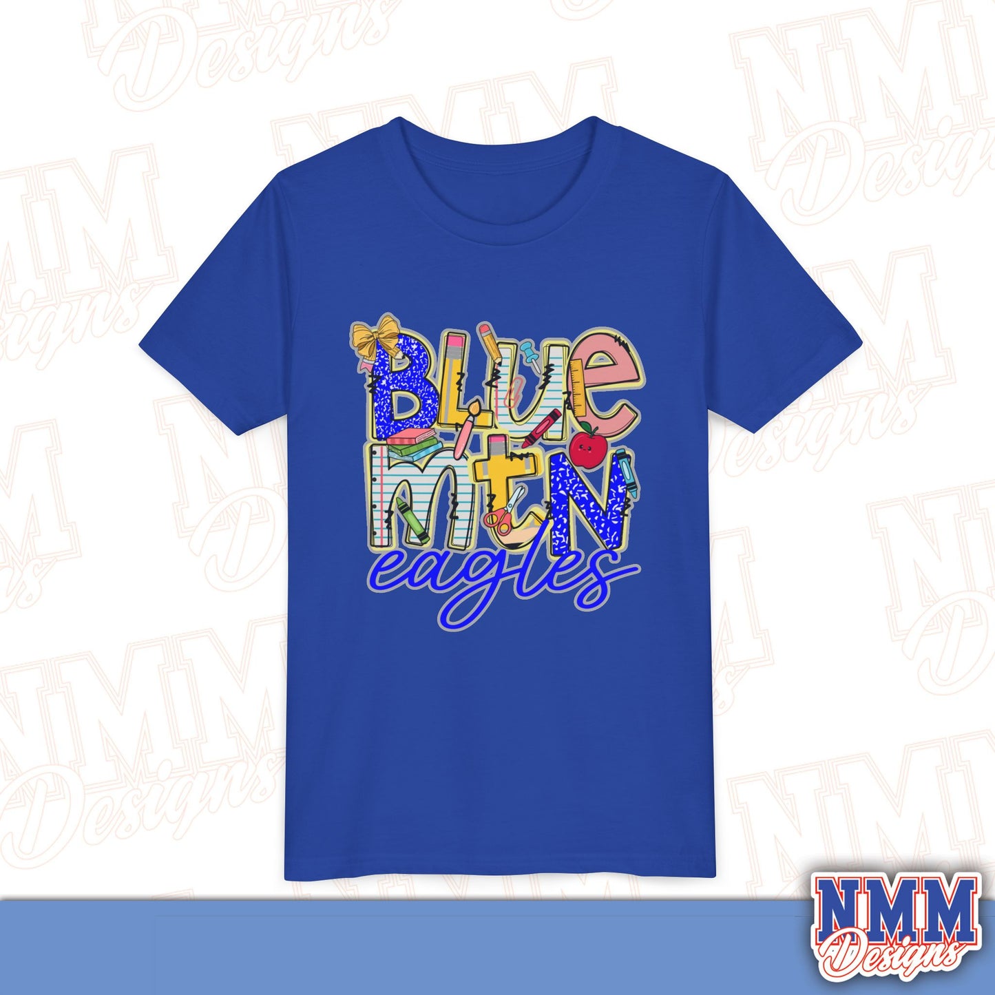 Blue Mountain Eagles Youth Shirt, Kids Sportswear, School Spirit Apparel, Back to School