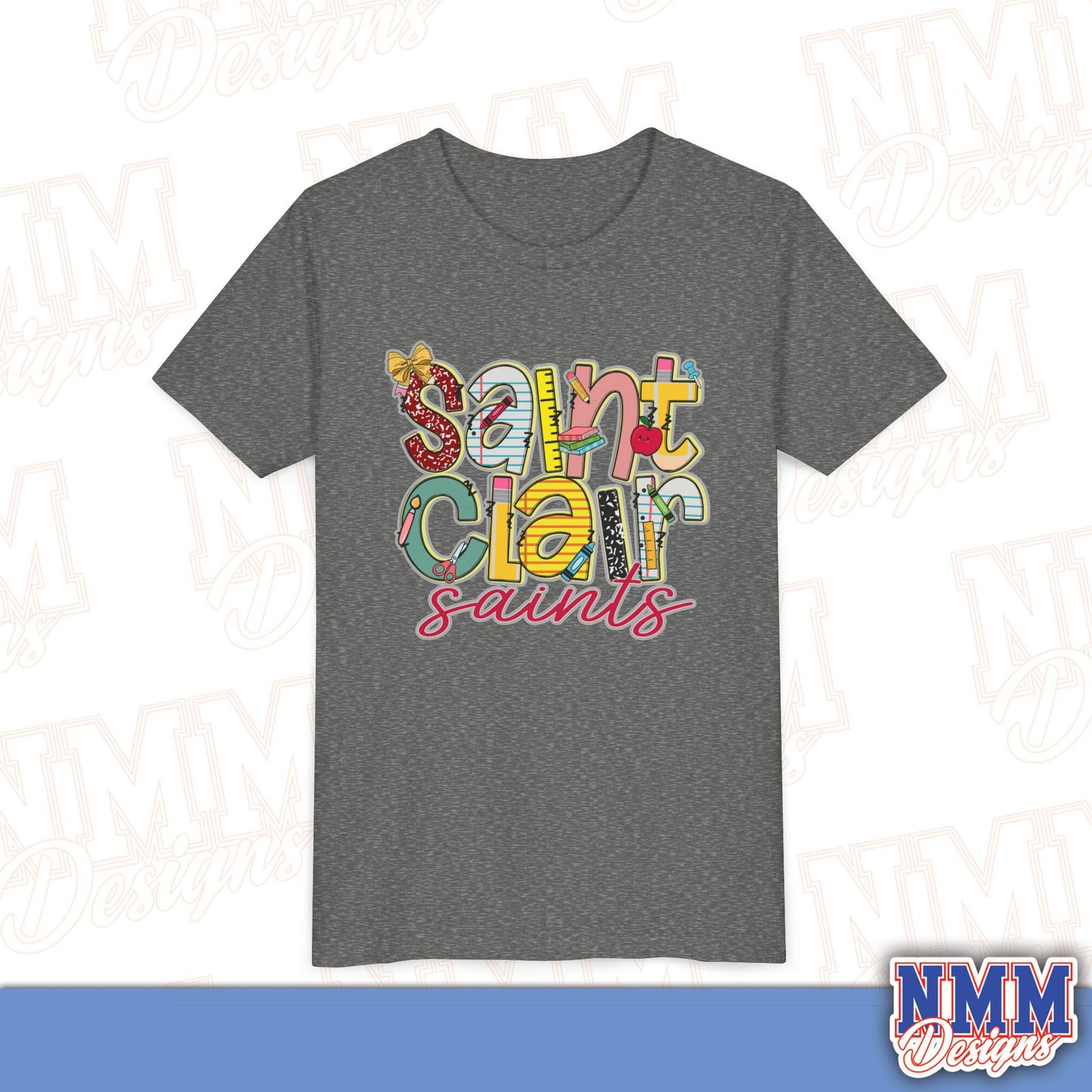 Saint Clair School Youth Shirt, Kids Sportswear, School Spirit Apparel, Back to School