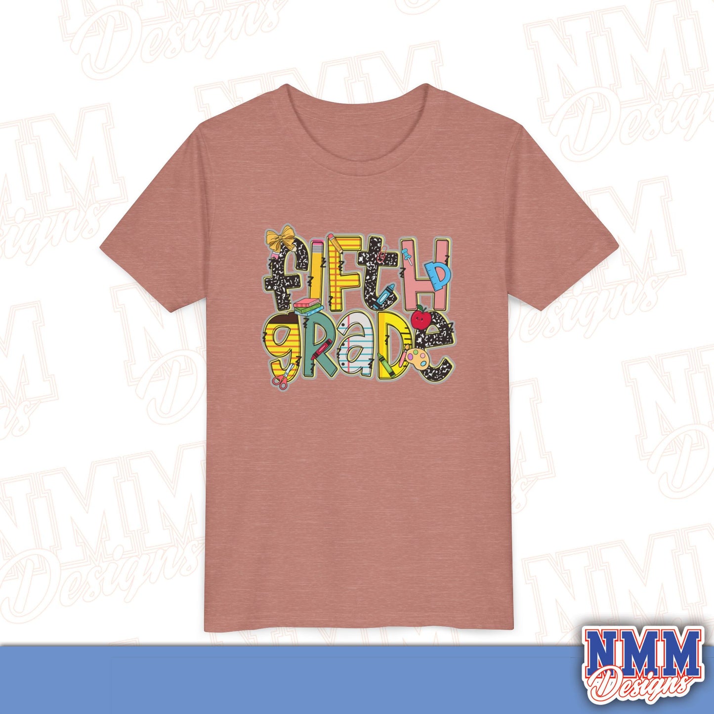 Copy of Fifth Grade Back to School Youth Shirt, Kids Sportswear, School Spirit Apparel, Back to School