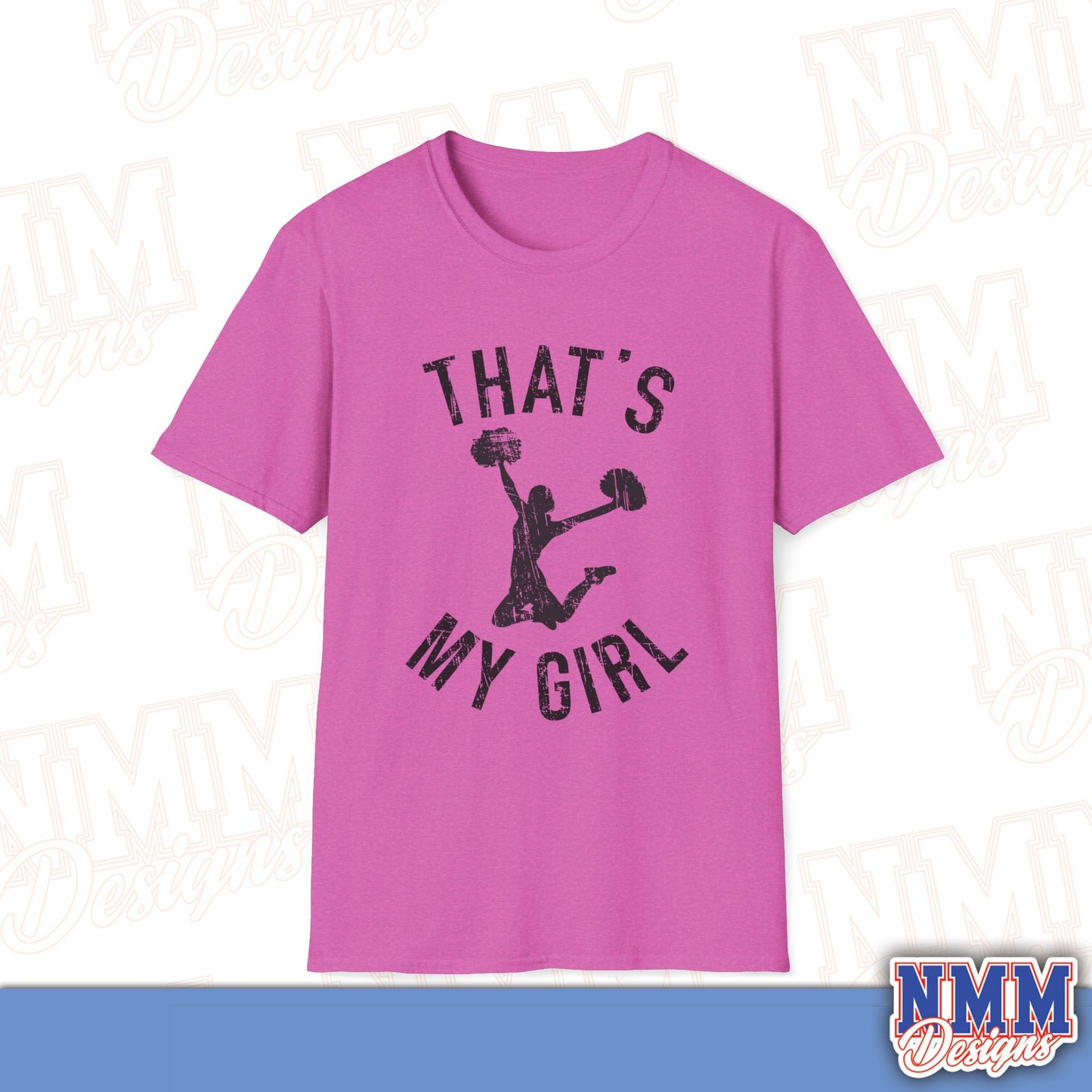 That's My Girl Cheer T-Shirt, Sports Tee, Active Lifestyle Wear, Cheerleading Apparel