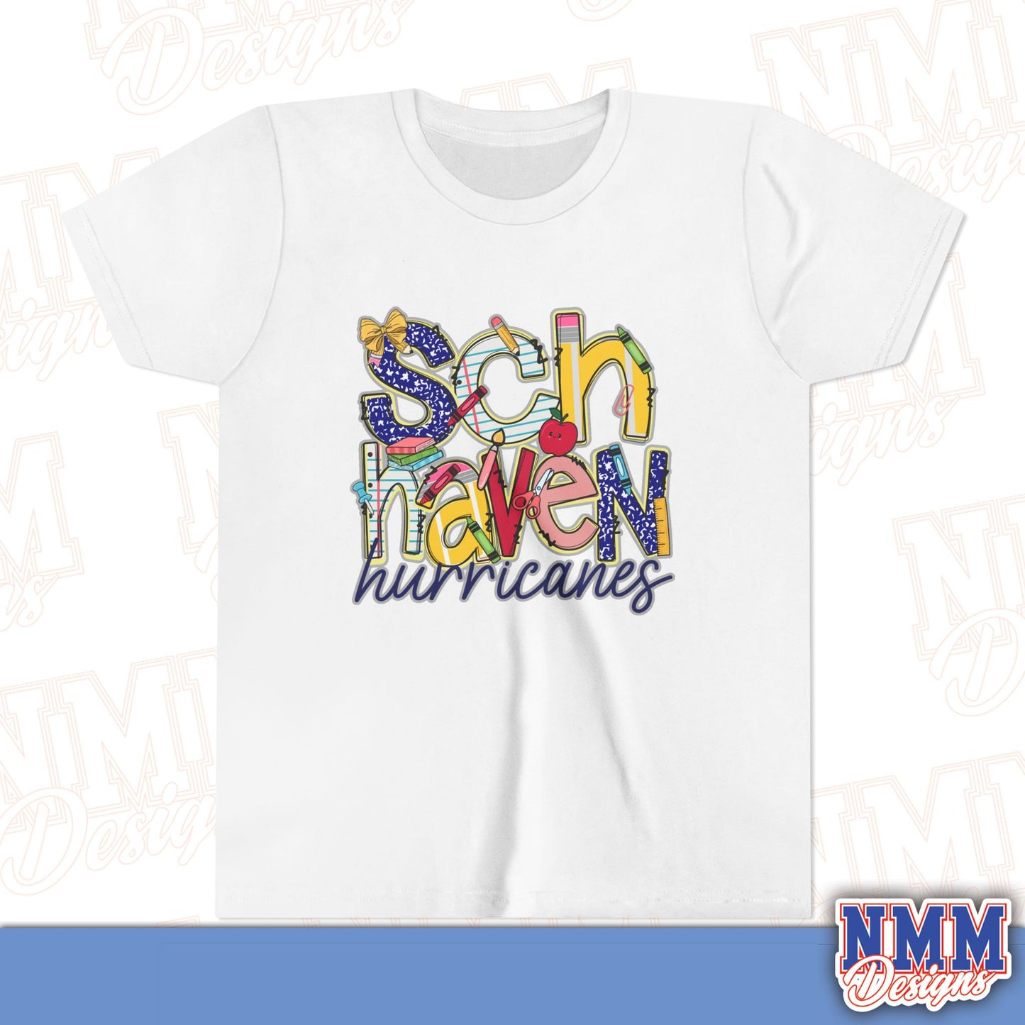 Schuylkill Haven Hurricanes Youth Shirt, Kids Sportswear,,School Spirit Apparel, Back to School