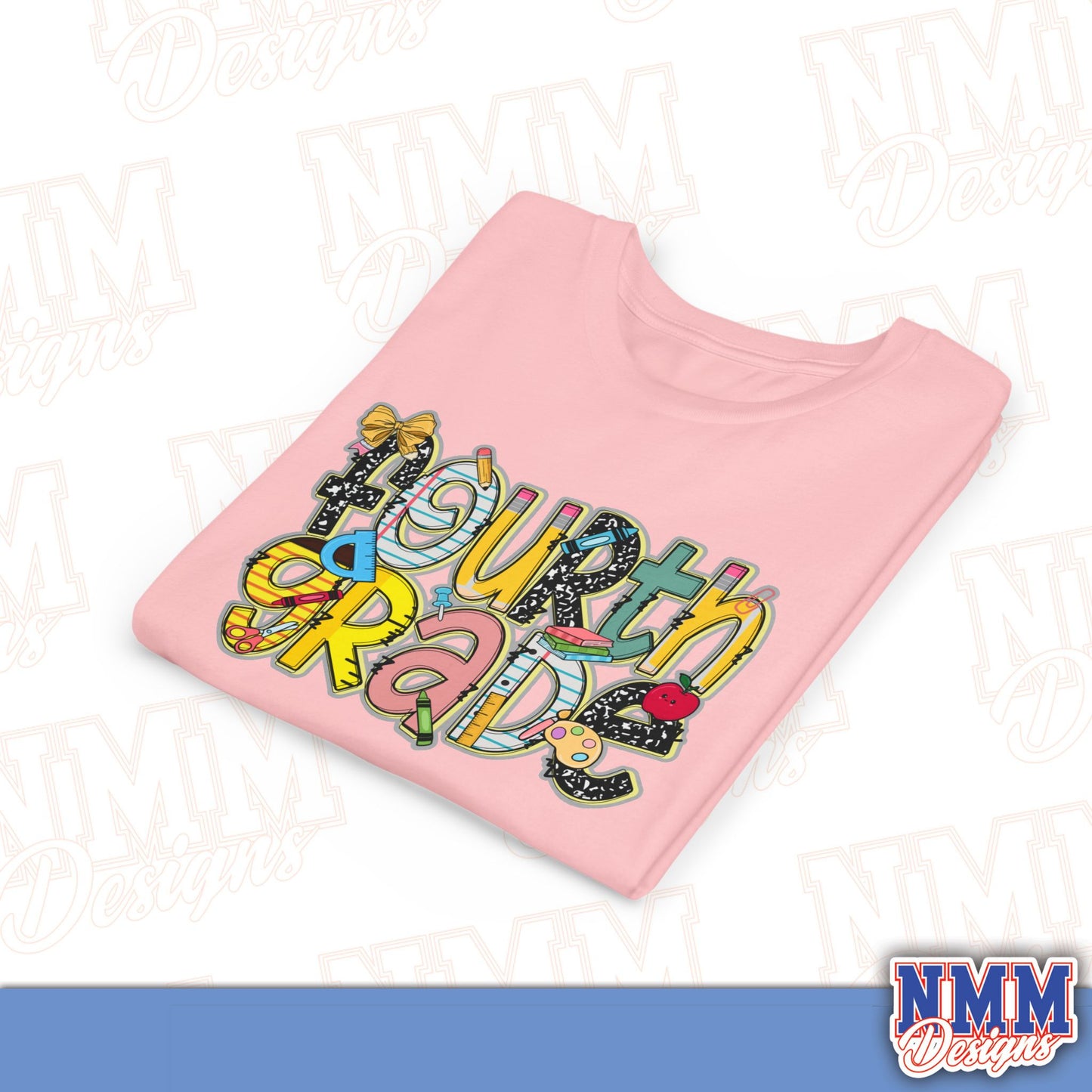 Fourth Grade Back to School Youth Shirt, Kids Sportswear, School Spirit Apparel, Back to School