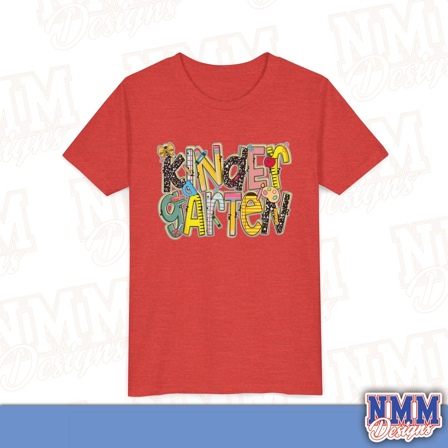 Kindergarten Back to School Youth Shirt, Kids Sportswear, School Spirit Apparel, Back to School