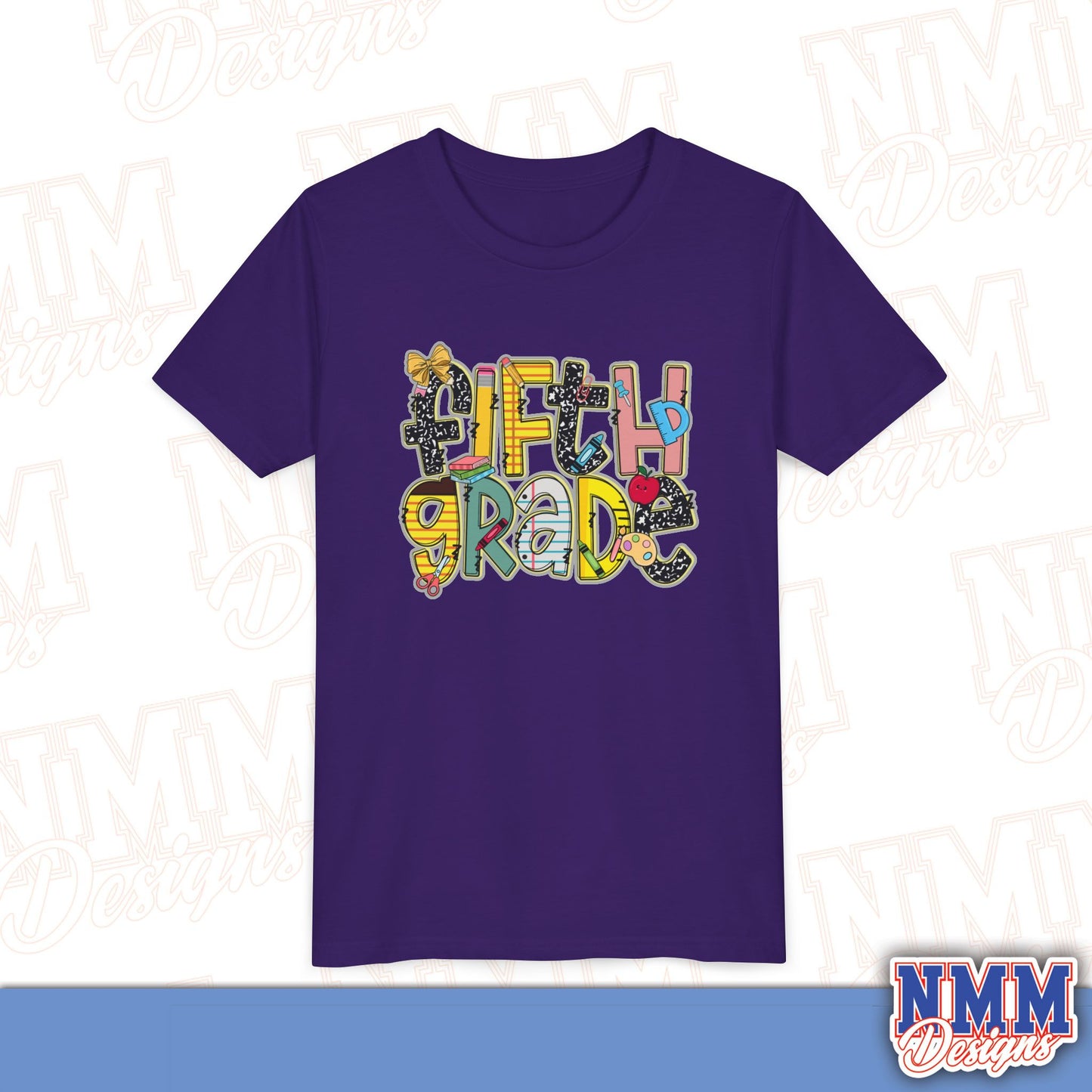 Copy of Fifth Grade Back to School Youth Shirt, Kids Sportswear, School Spirit Apparel, Back to School
