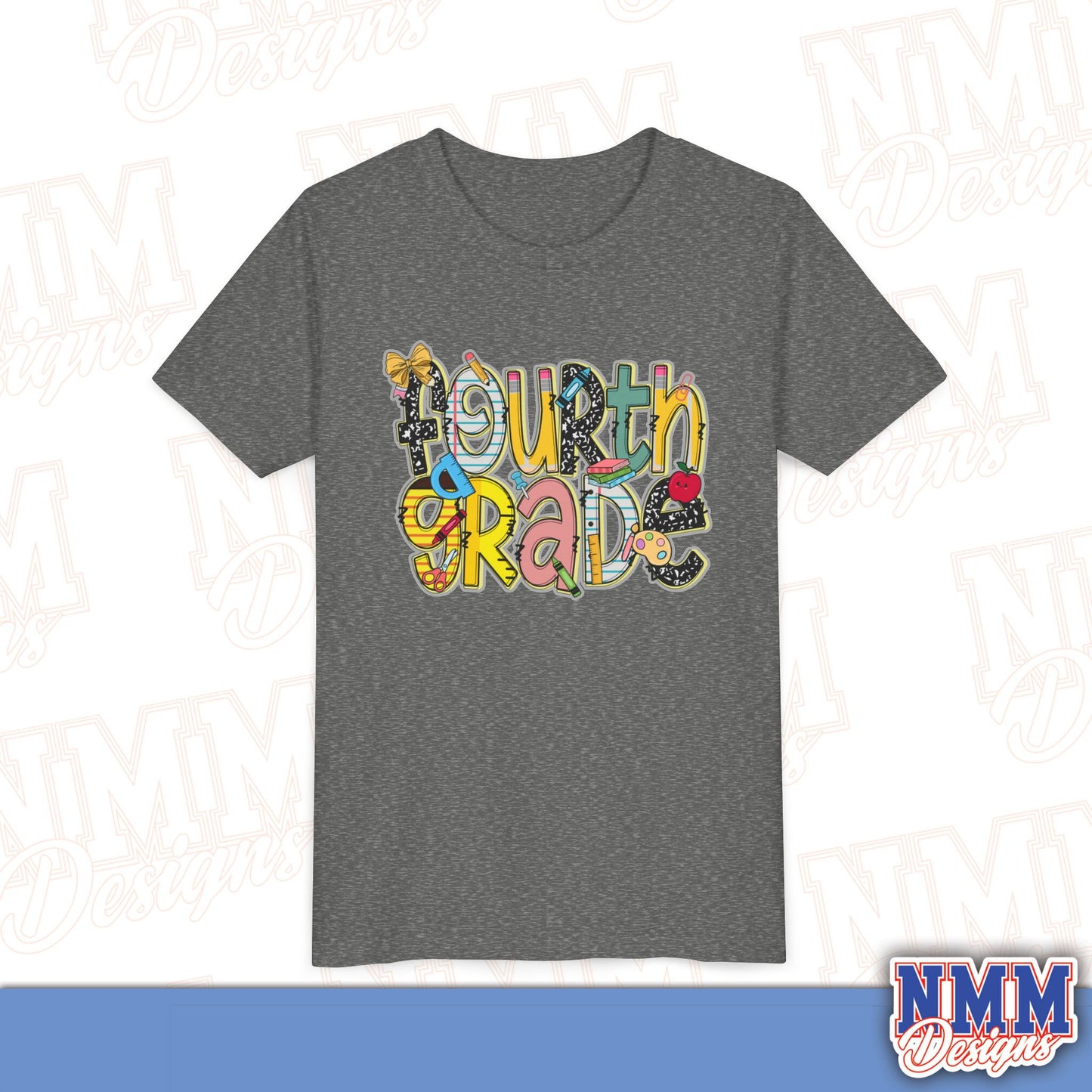 Fourth Grade Back to School Youth Shirt, Kids Sportswear, School Spirit Apparel, Back to School