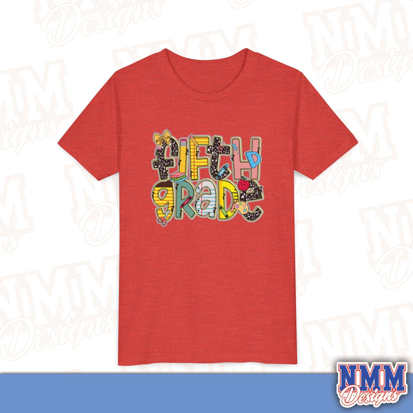 Copy of Fifth Grade Back to School Youth Shirt, Kids Sportswear, School Spirit Apparel, Back to School