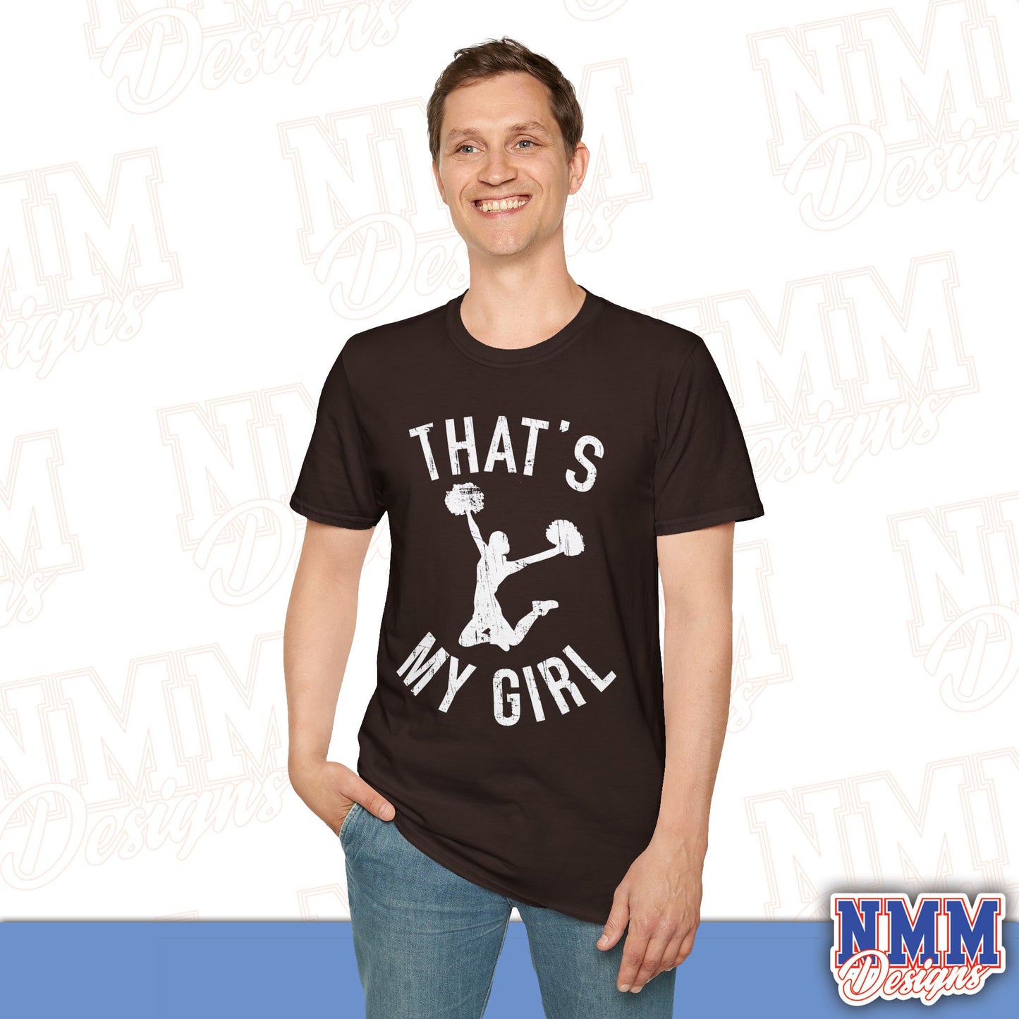 That's My Girl Cheer T-Shirt, Sports Tee, Active Lifestyle Wear, Cheerleading Apparel