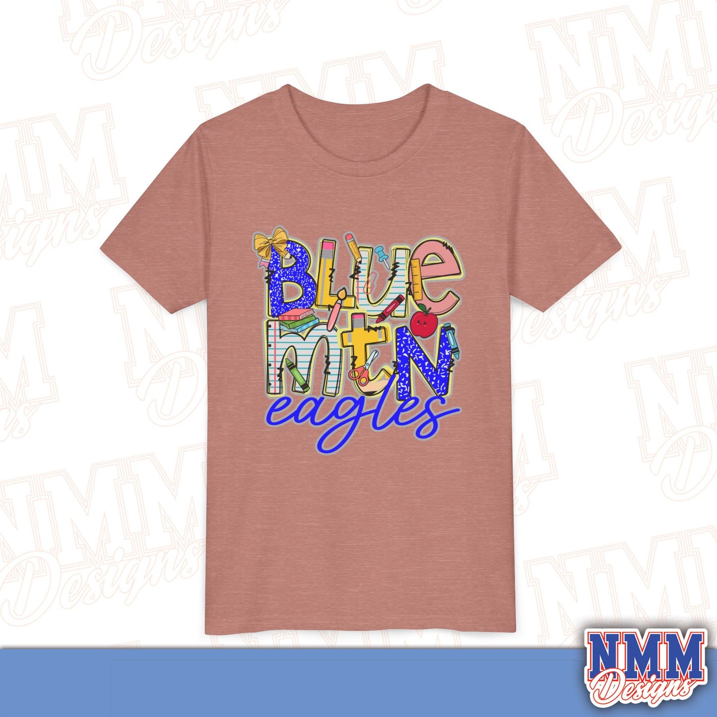 Blue Mountain Eagles Youth Shirt, Kids Sportswear, School Spirit Apparel, Back to School