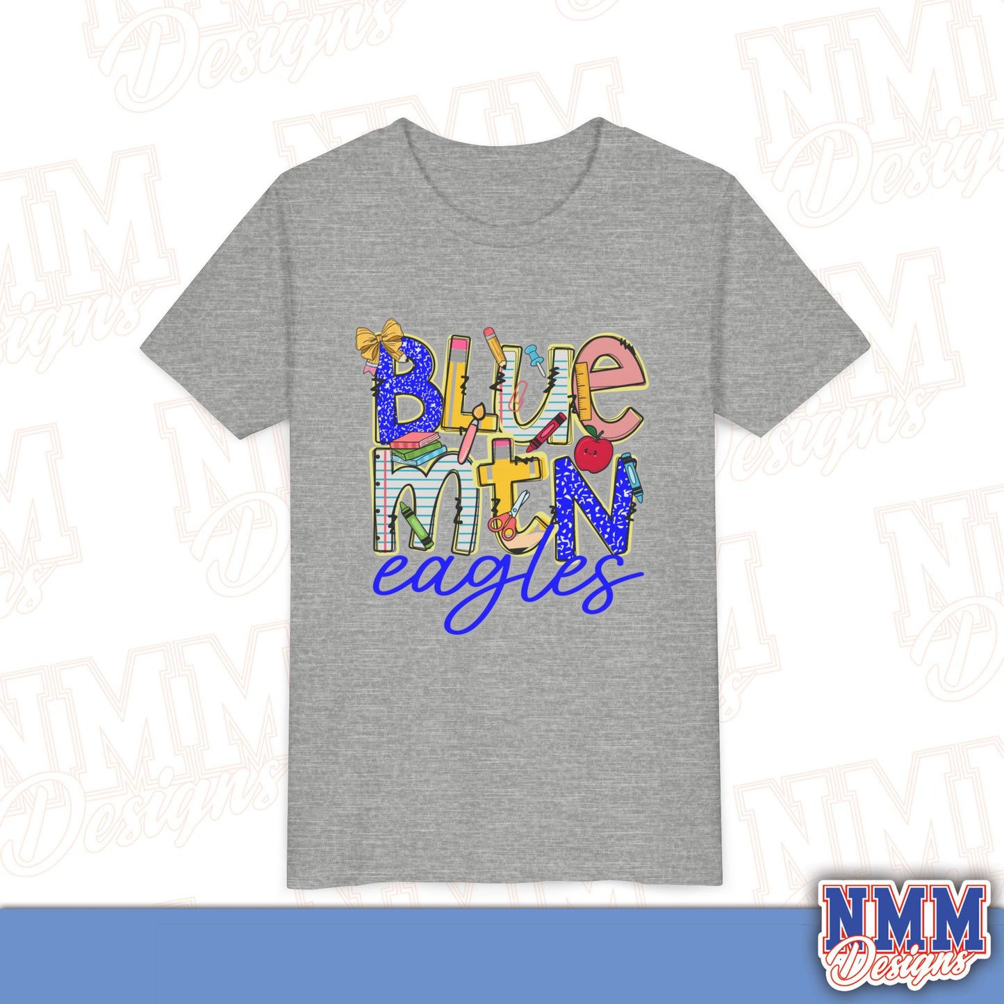 Blue Mountain Eagles Youth Shirt, Kids Sportswear, School Spirit Apparel, Back to School
