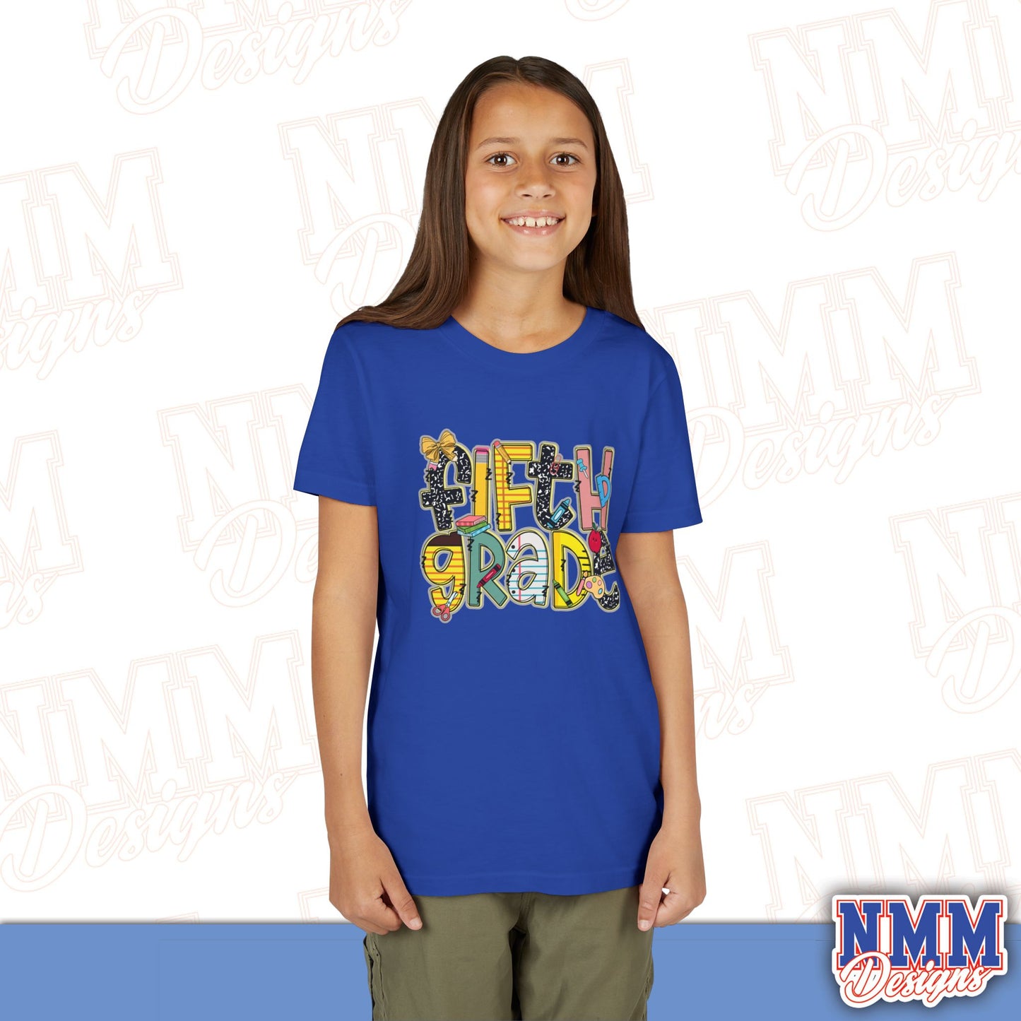 Copy of Fifth Grade Back to School Youth Shirt, Kids Sportswear, School Spirit Apparel, Back to School