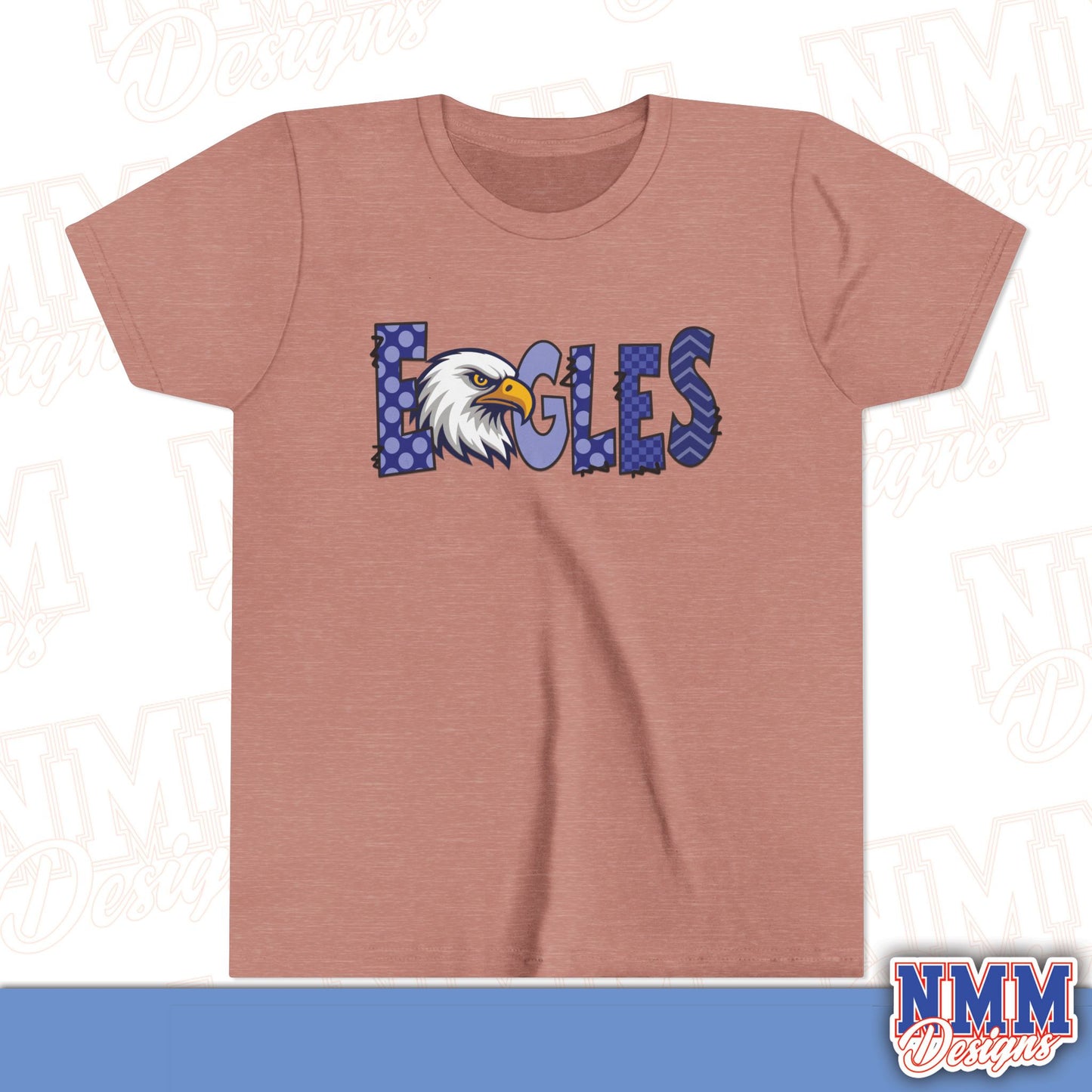 Eagles Youth Shirt, Kids Sportswear, School Spirit Apparel, Back to School