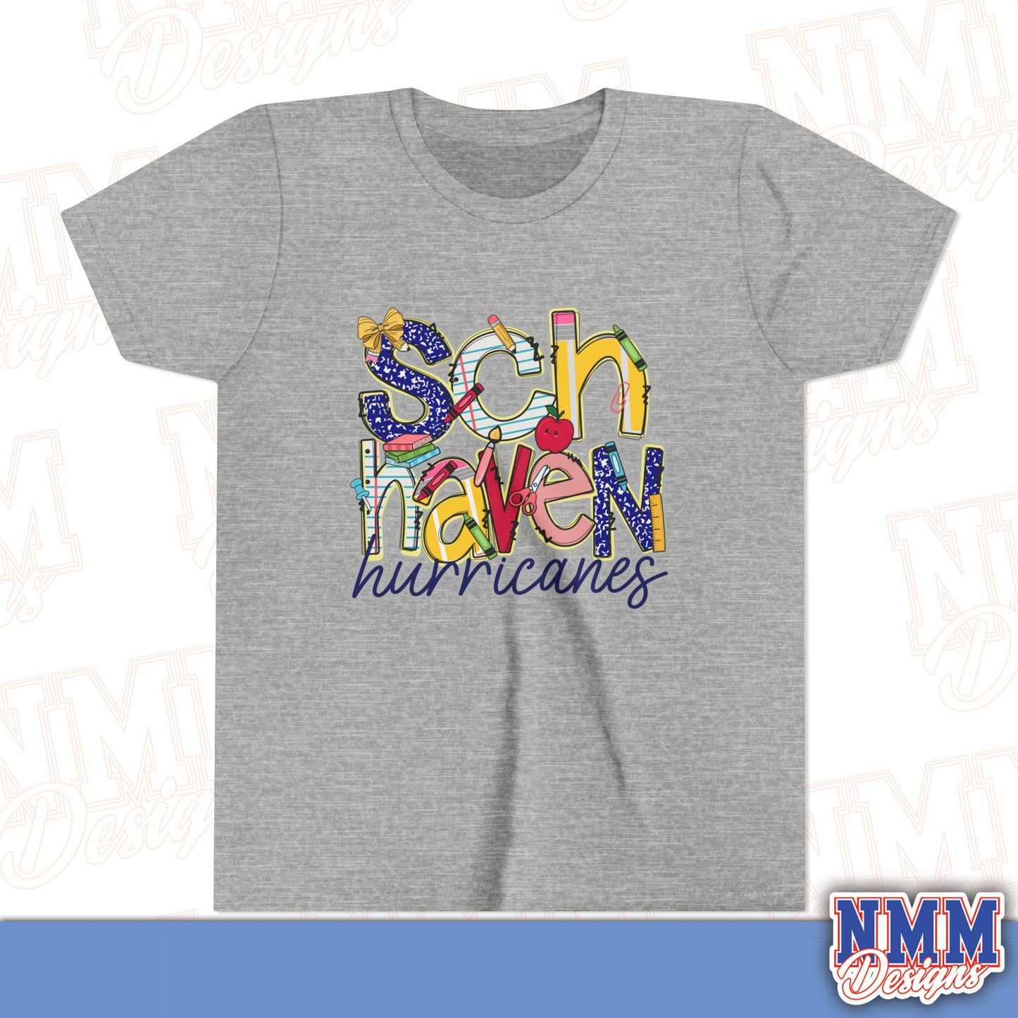 Schuylkill Haven Hurricanes Youth Shirt, Kids Sportswear,,School Spirit Apparel, Back to School