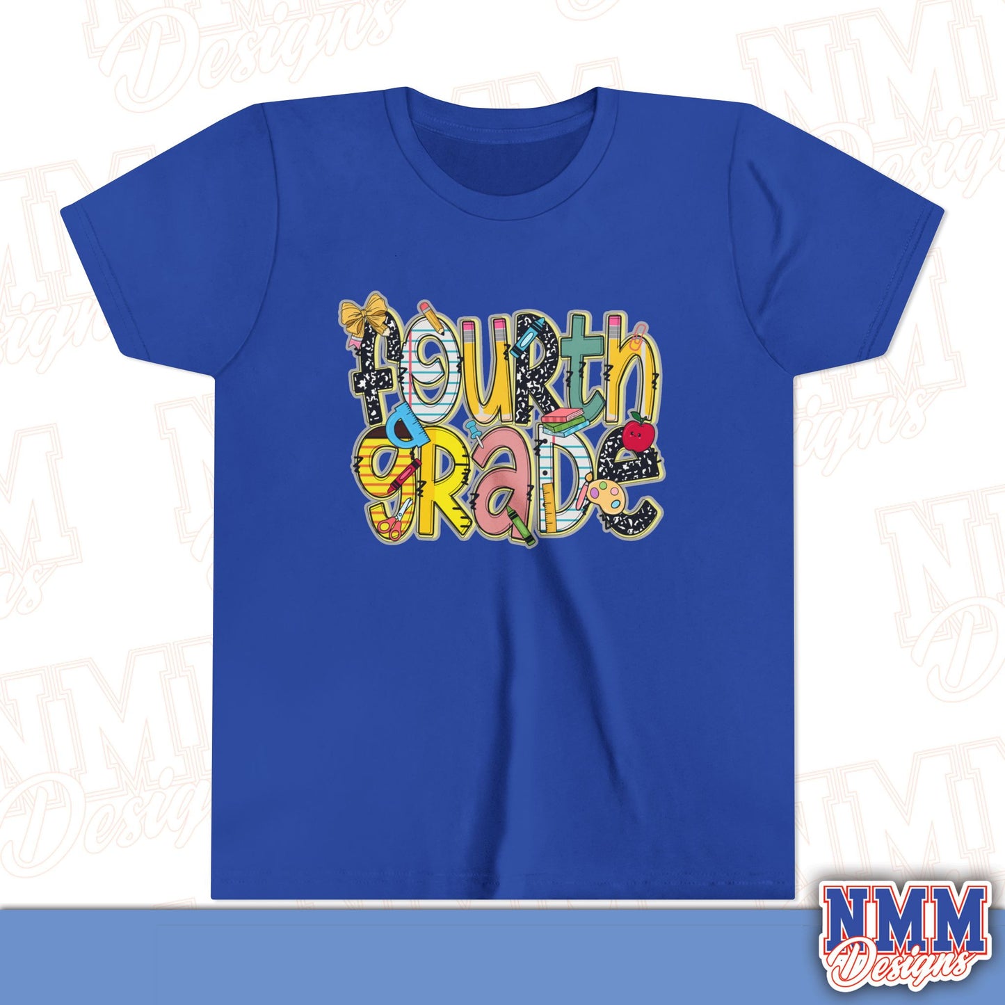 Fourth Grade Back to School Youth Shirt, Kids Sportswear, School Spirit Apparel, Back to School