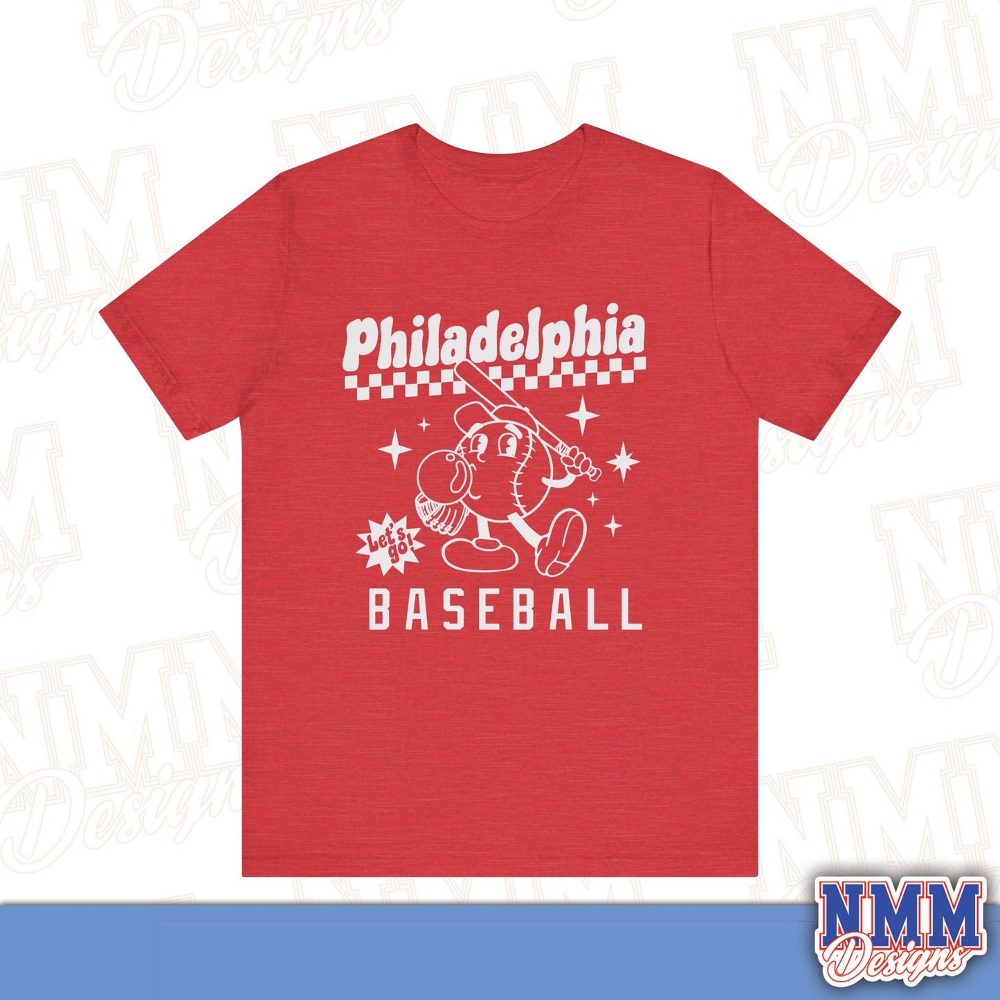 Philadelphia Baseball Retro Unisex Jersey Short Sleeve Tee Philadelphia Baseball