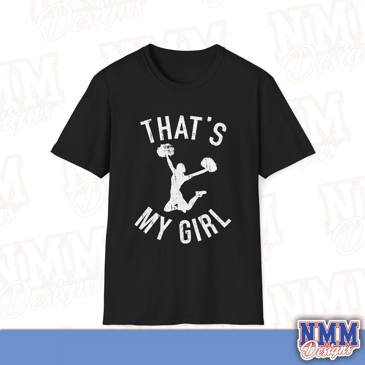 That's My Girl Cheer T-Shirt, Sports Tee, Active Lifestyle Wear, Cheerleading Apparel