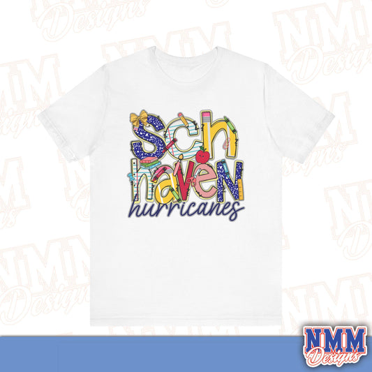 Schuylkill Haven Hurricanes Tee Shirt, Unisex Graphic T-Shirt, Casual Wear, Perfect for School Spirit, Gifts for Sports Fans, Summer Outfit